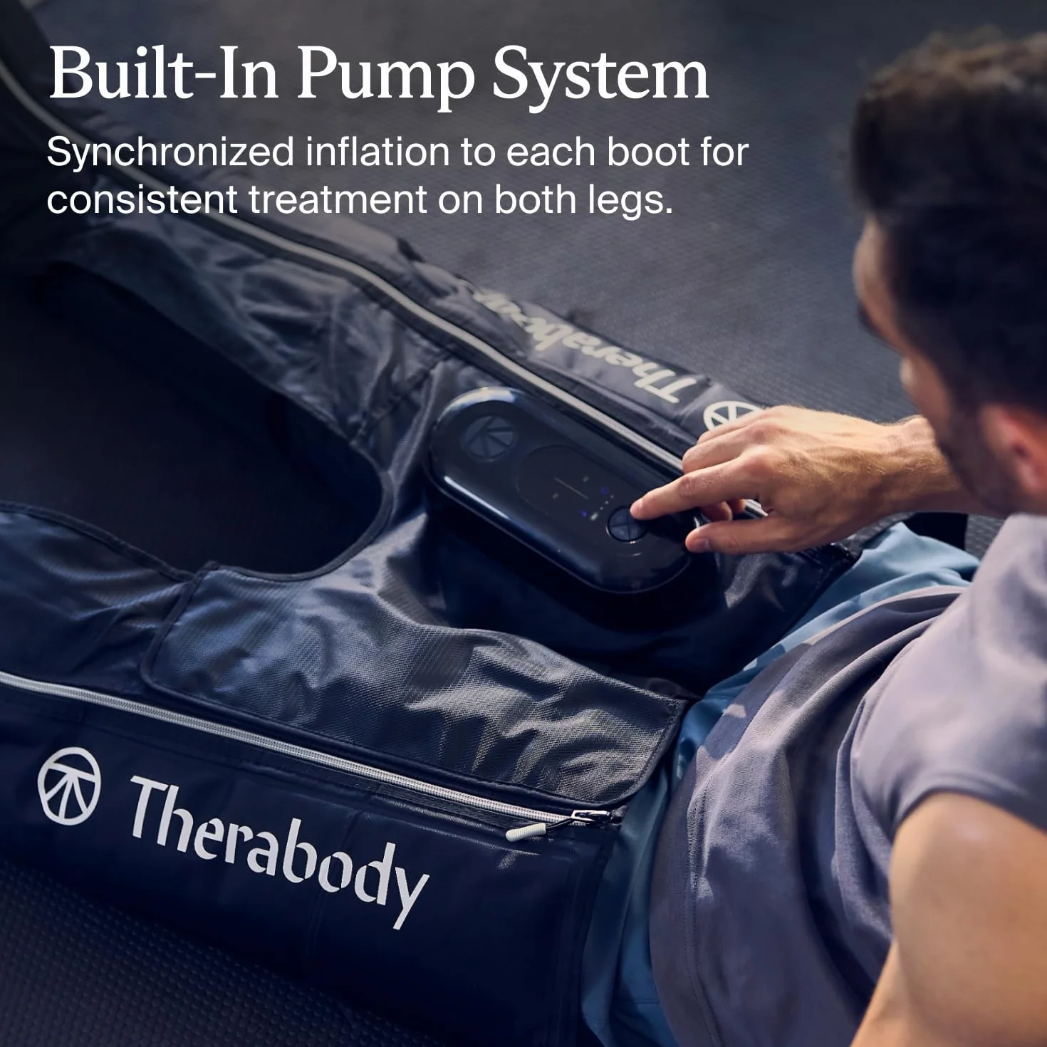 Therabody JetBoots Prime Botas de Compresión Inalámbricas de Viaje Talla M