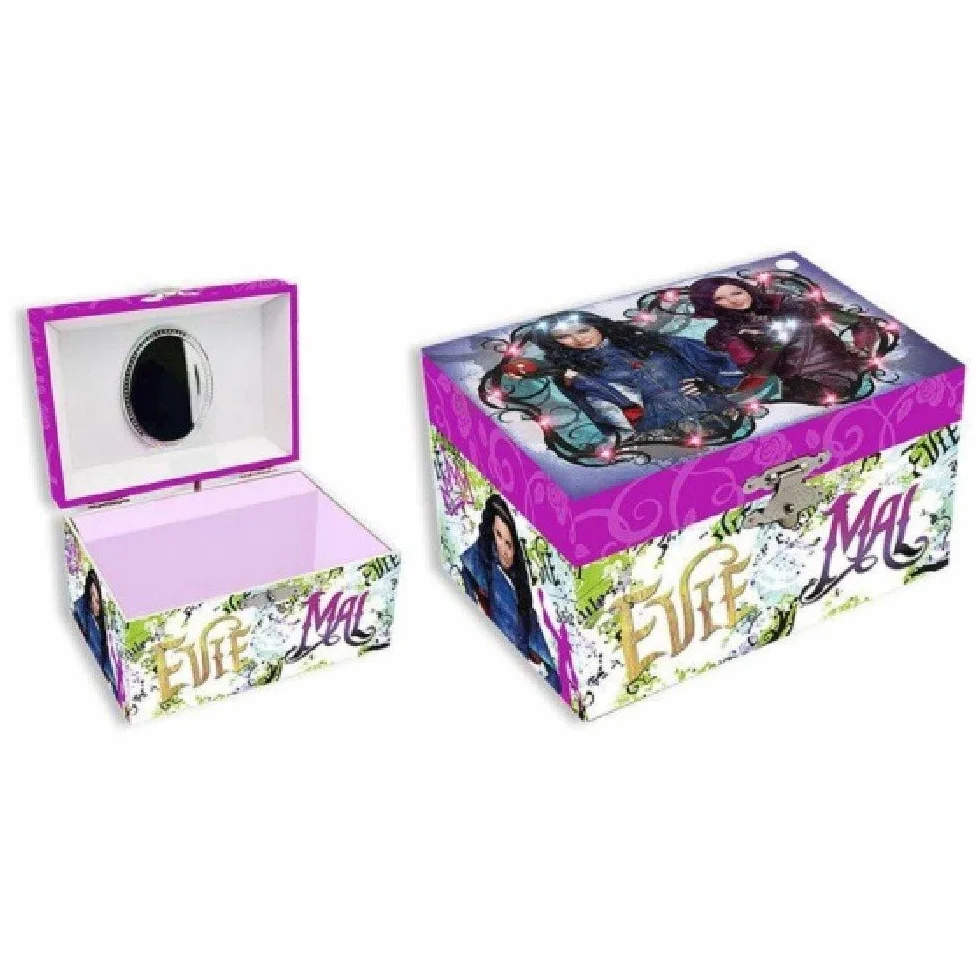 Kids Euroswan Joyero de cartón Rectangular con Leds