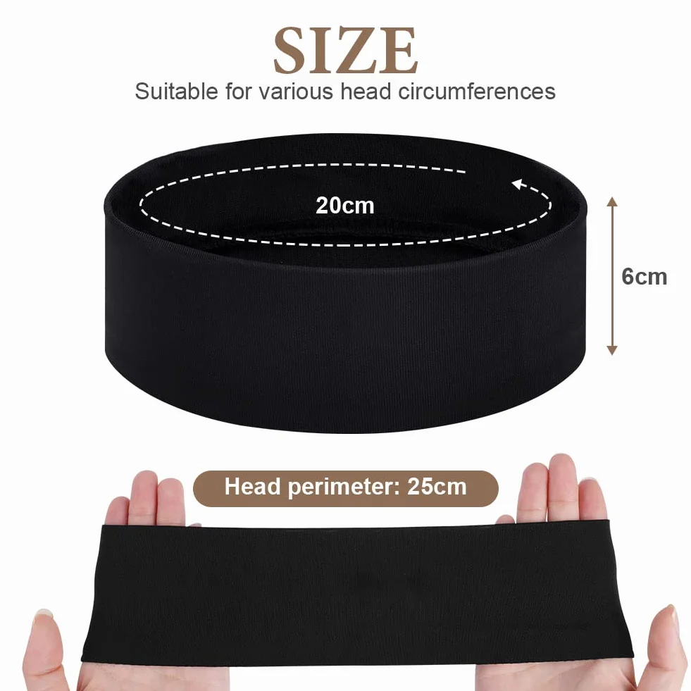 Cinta Pelo Deporte Hombre, Diadema Deportiva Elástica Durable, Cinta Sudor Cabeza Entrenamiento para Yoga, Fitness, Correr