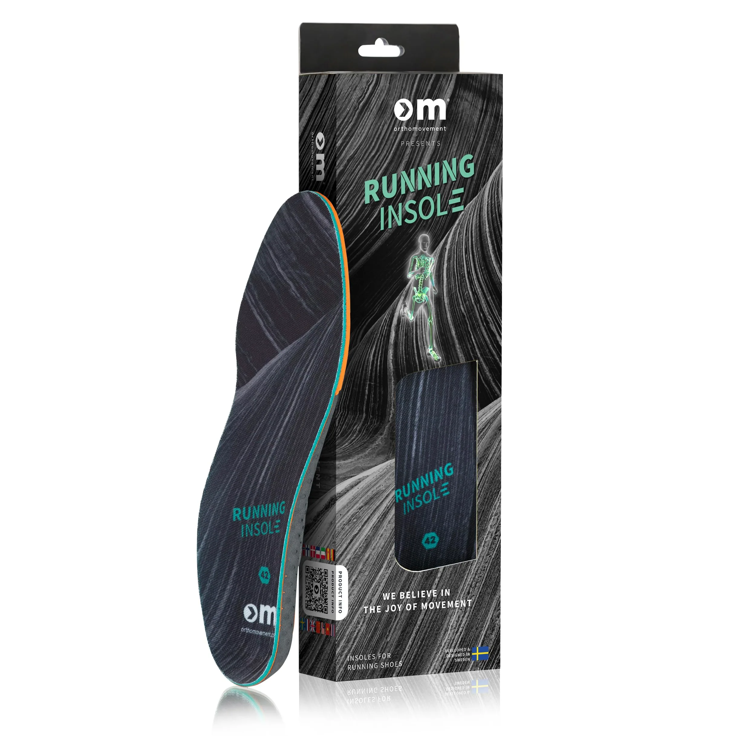 OM Ortho Movement Running Insole Plantilla (43)