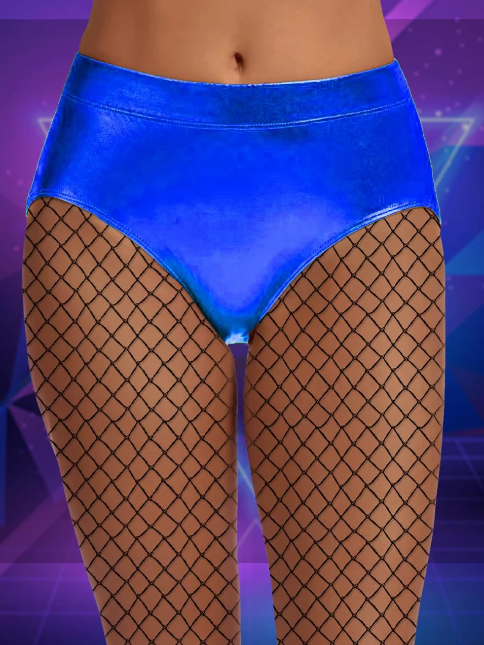 Pantalones cortos metálicos brillantes para mujer de baile