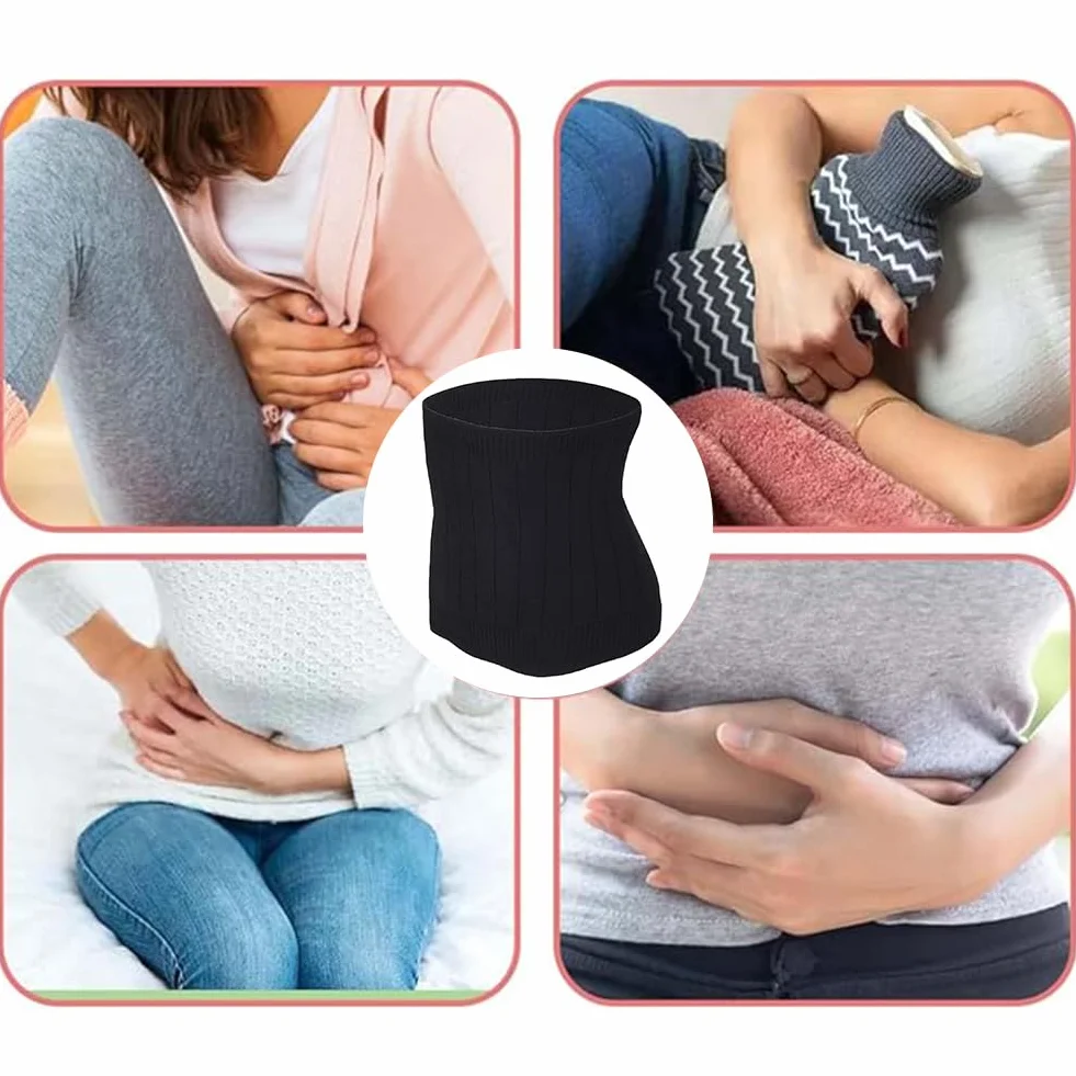 Rakiuty Calentador de Espalda,Cinturón de Calor para Lumbares,Cinturón Calentador de Invierno,Faja Lumbar Caliente para Hombres Mujeres para Cintura de Apoyo Caliente Dolores Menstruales