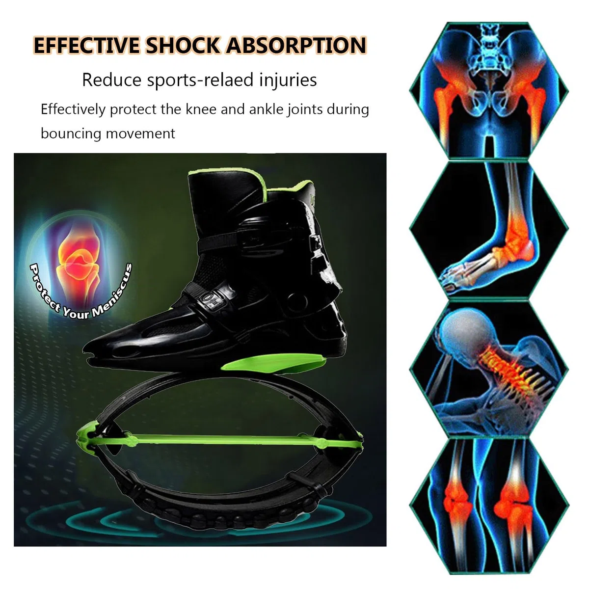 Botas de salto para entrenamiento de fitness, forro suave, zapatillas de correr antigravedad