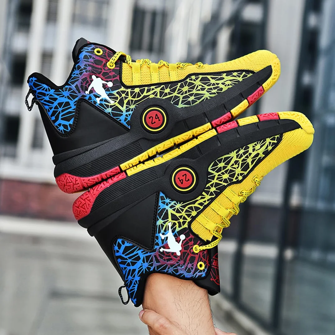Zapatillas de Baloncesto para Hombre Antideslizantes Calzado Deportivas Aire Libre