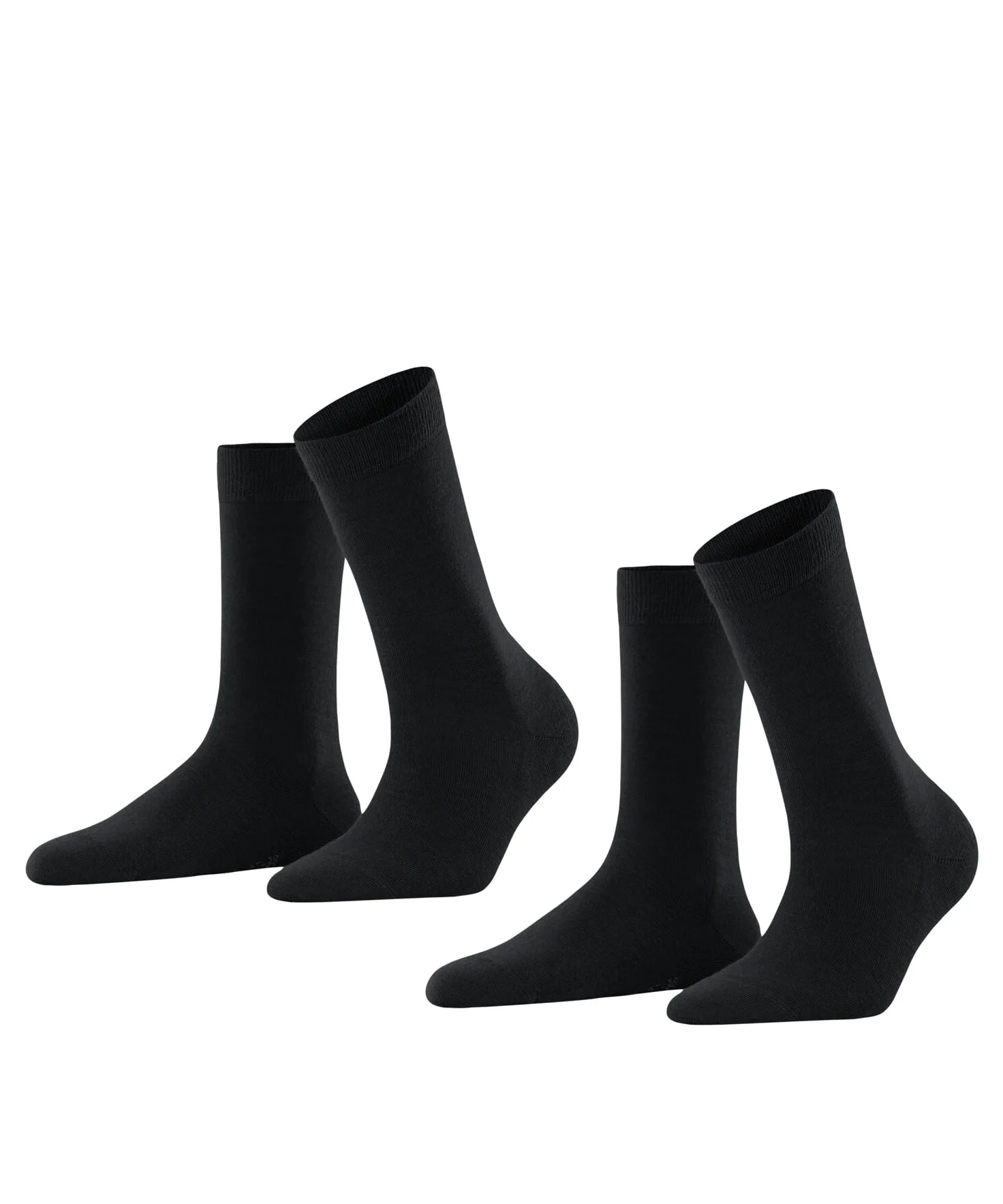 FALKE Women's Softmerino 2-Pack calcetines lana algodón transpirable
