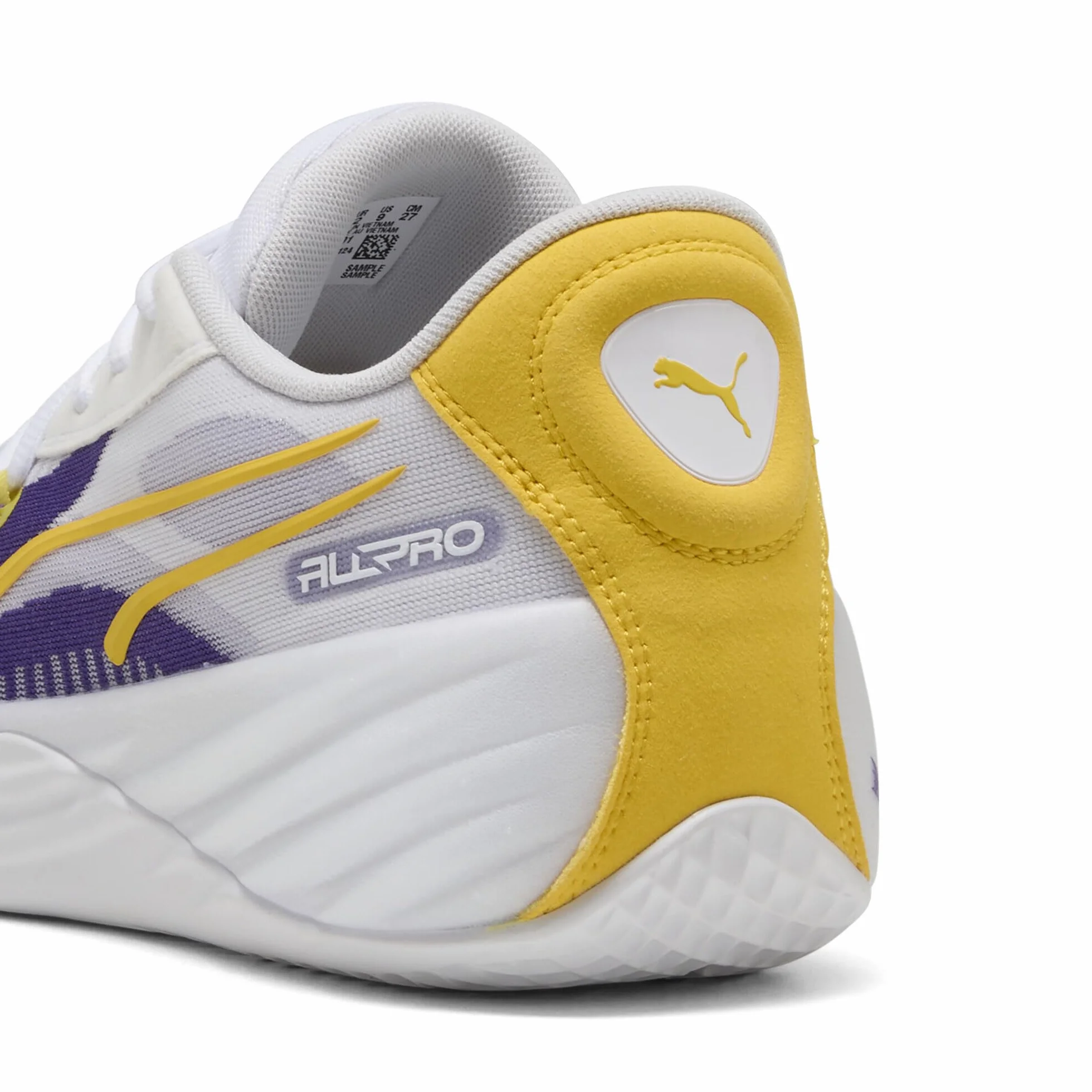 PUMA Zapatillas de Baloncesto All-Pro Nitro™ LA Unisex 43, Team Violet Pelé Yellow Purple