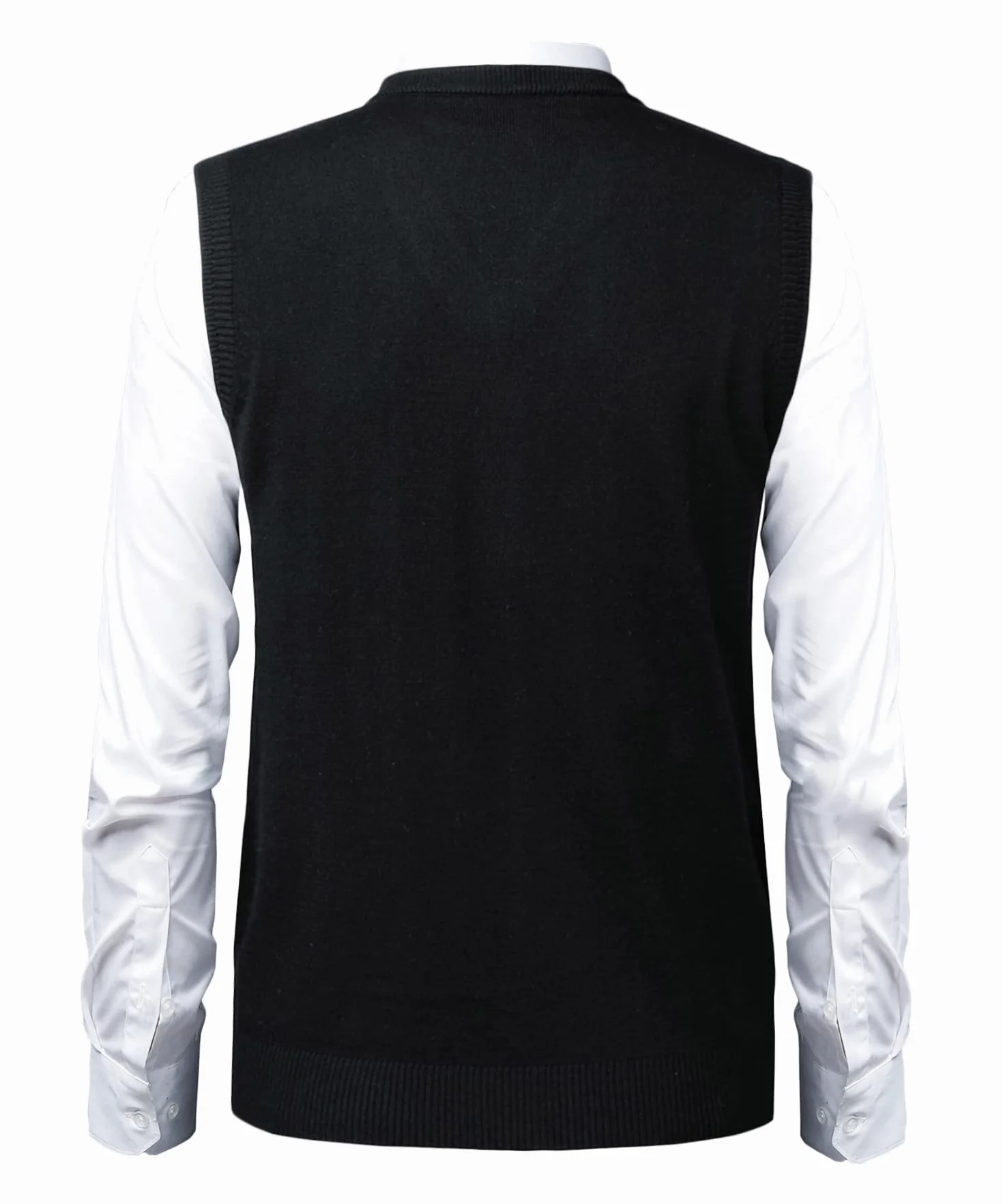 Hombre Sin Mangas con Cuello En Casual de Punto Pullover Jerséis Jersey Suéter Chaleco suéter Caballero Suéter Lana Cardigans Tank Tops Mangas Rebecas Chaqueta SuéTer para