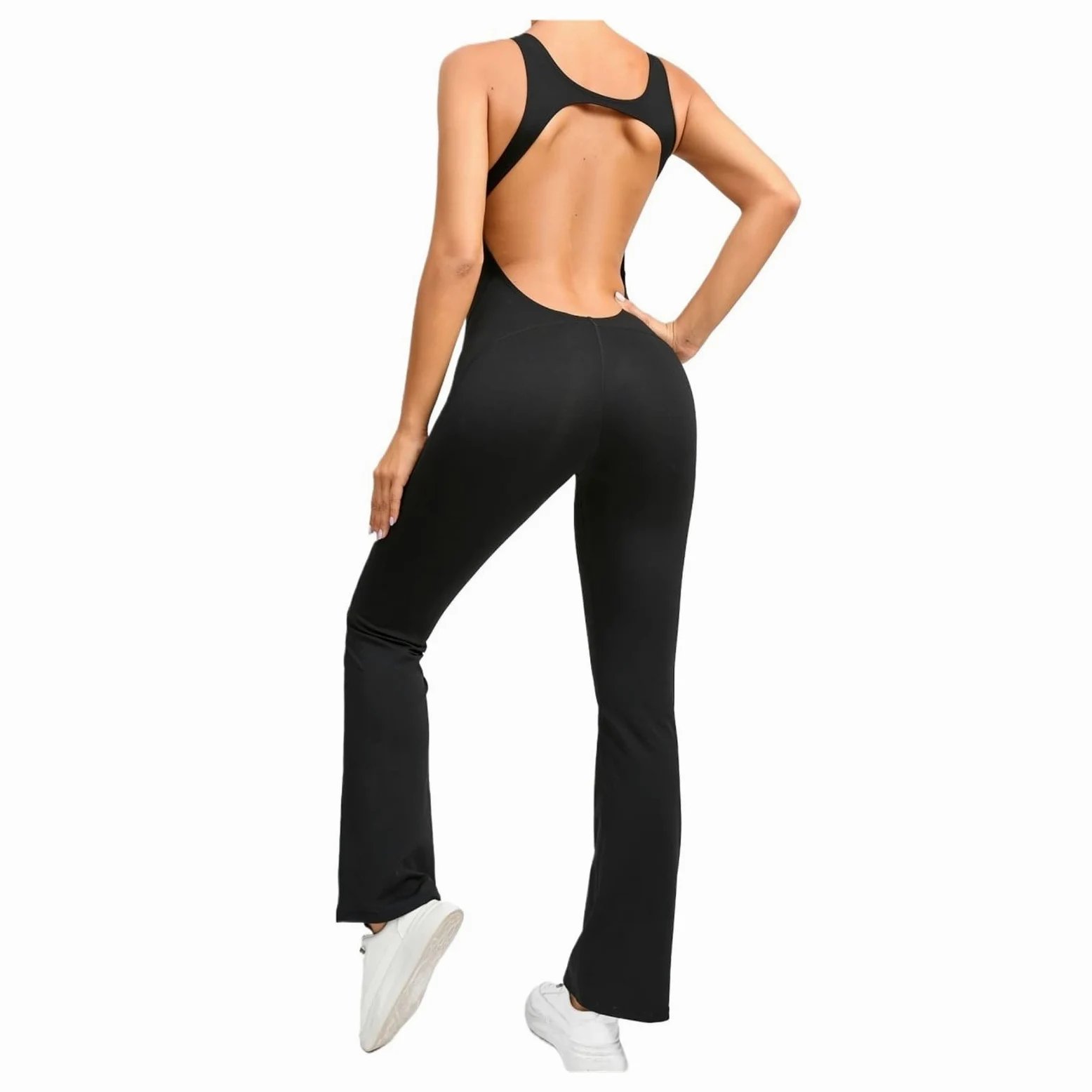 Mono de yoga sin espalda Conjunto De Gimnasio For Mujer, Traje Yoga, Ropa, Una Pieza, Entrenamiento, Deportivo Corto Para Entrenamiento