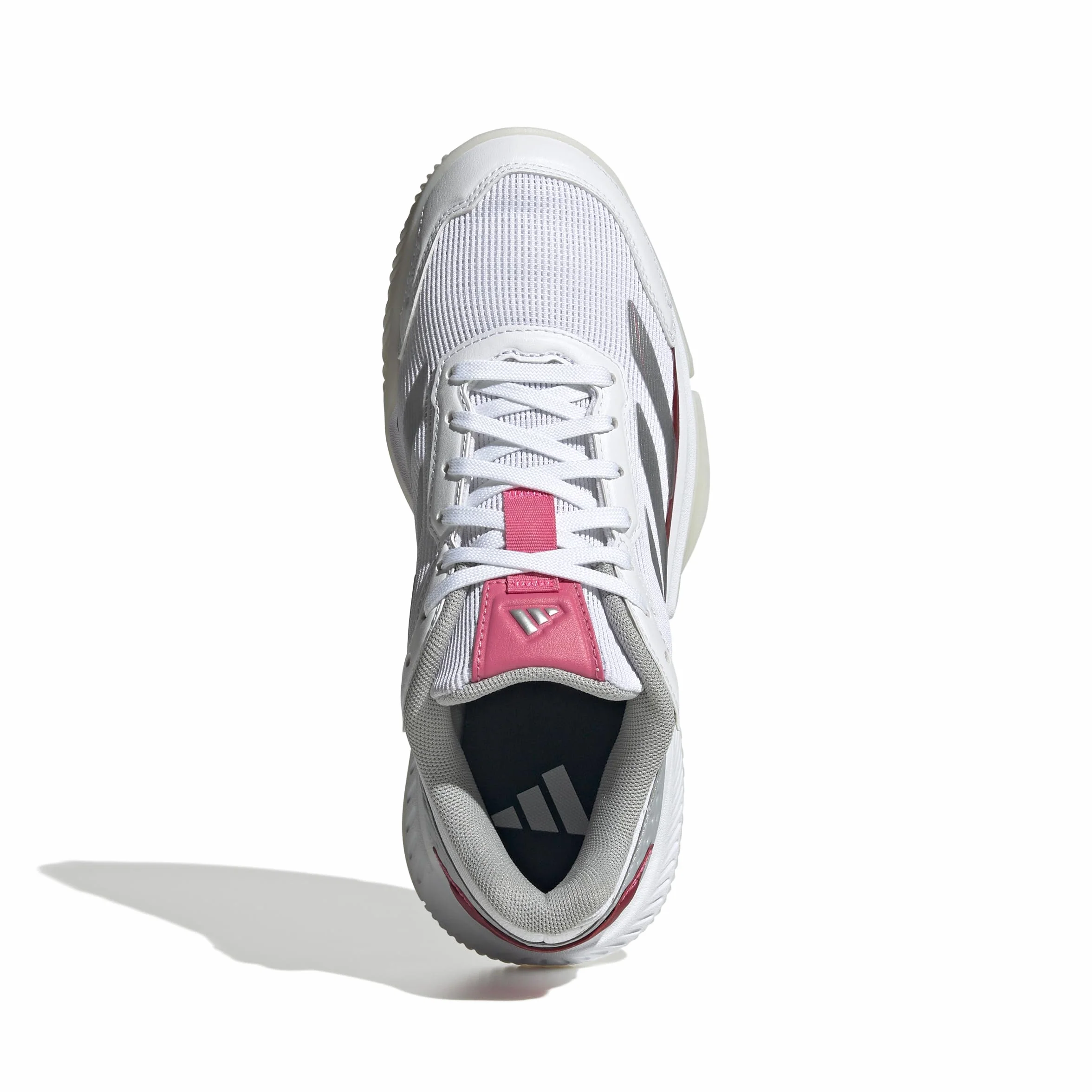 Adidas Courtquick W Padel 38 2/3 EU Cloud White Silver Metallic Lucid Pink