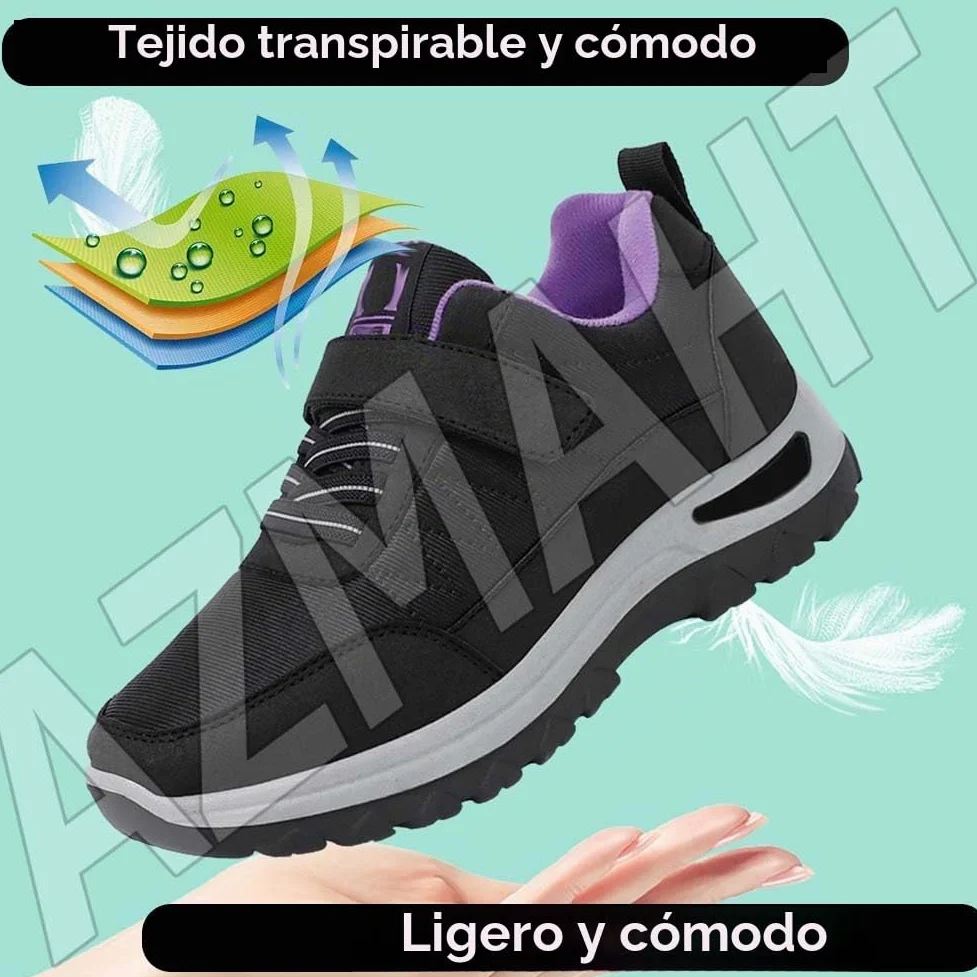 Fascitis Plantar Zapatillas casa Zapatos ortopedicos Mujer y Hombre Ancho Especial para Pies Delicados Blue,40/250mm
