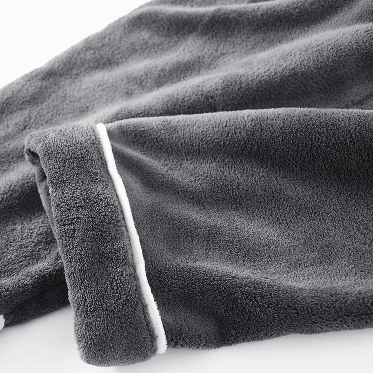 Generisch Conjunto de pijama de invierno para hombre, franela gruesa y mullida
