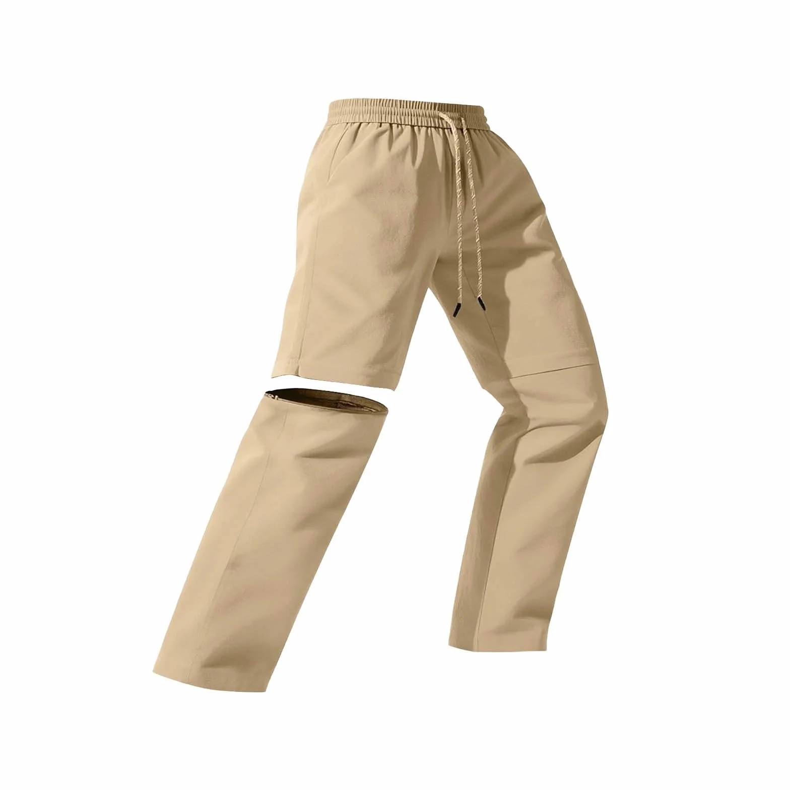 Genérico Pantalones Senderismo Niña, Pantalones de Trekking Impermeables, Pantalon de Exterior Perneras Desmontable, Deportivos Pantalones para Uso Diario y al Libre, Pantalones Cargo