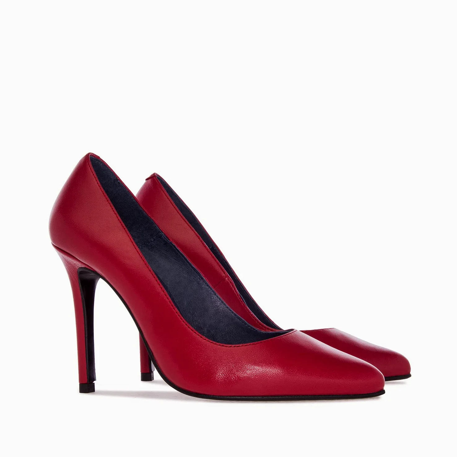 Andrés Machado - Zapato tacón en Piel/Ante Invierno y Verano Mujer y Adolescente - Diana -Punta Fina - tacón de Aguja - Hecho en España - Tallas pequeñas y Grandes 32/35-42/45