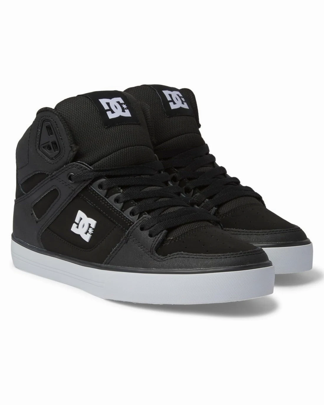 DC Shoes Pure High-Top WC Zapatillas, Hombre, Multicolor (Black/Black/White), 41 EU