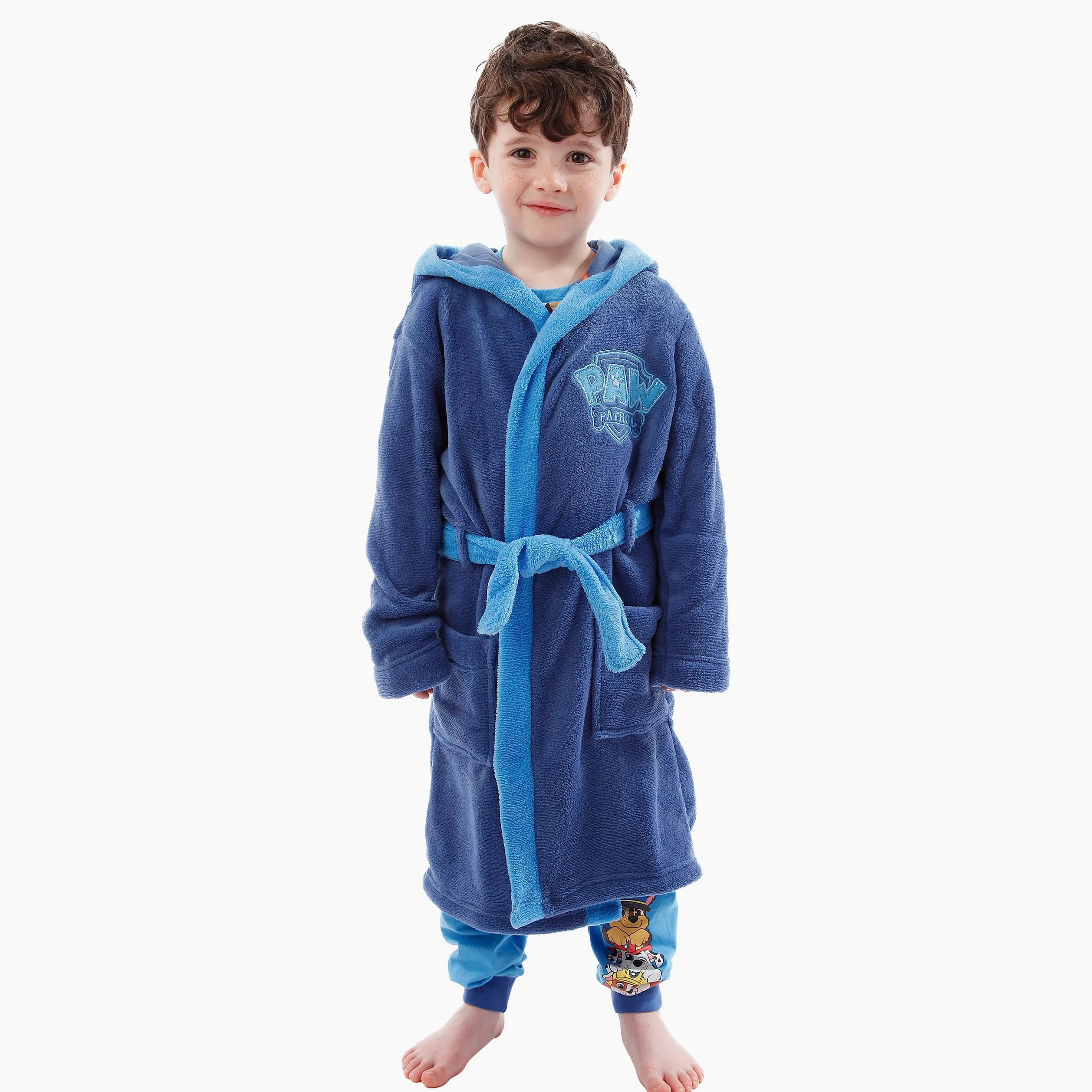 Paw Patrol Set De Bata Y Pijama Marshall, Rubble, Chase Pijama Y Batas De Niño | Pijamas Niño