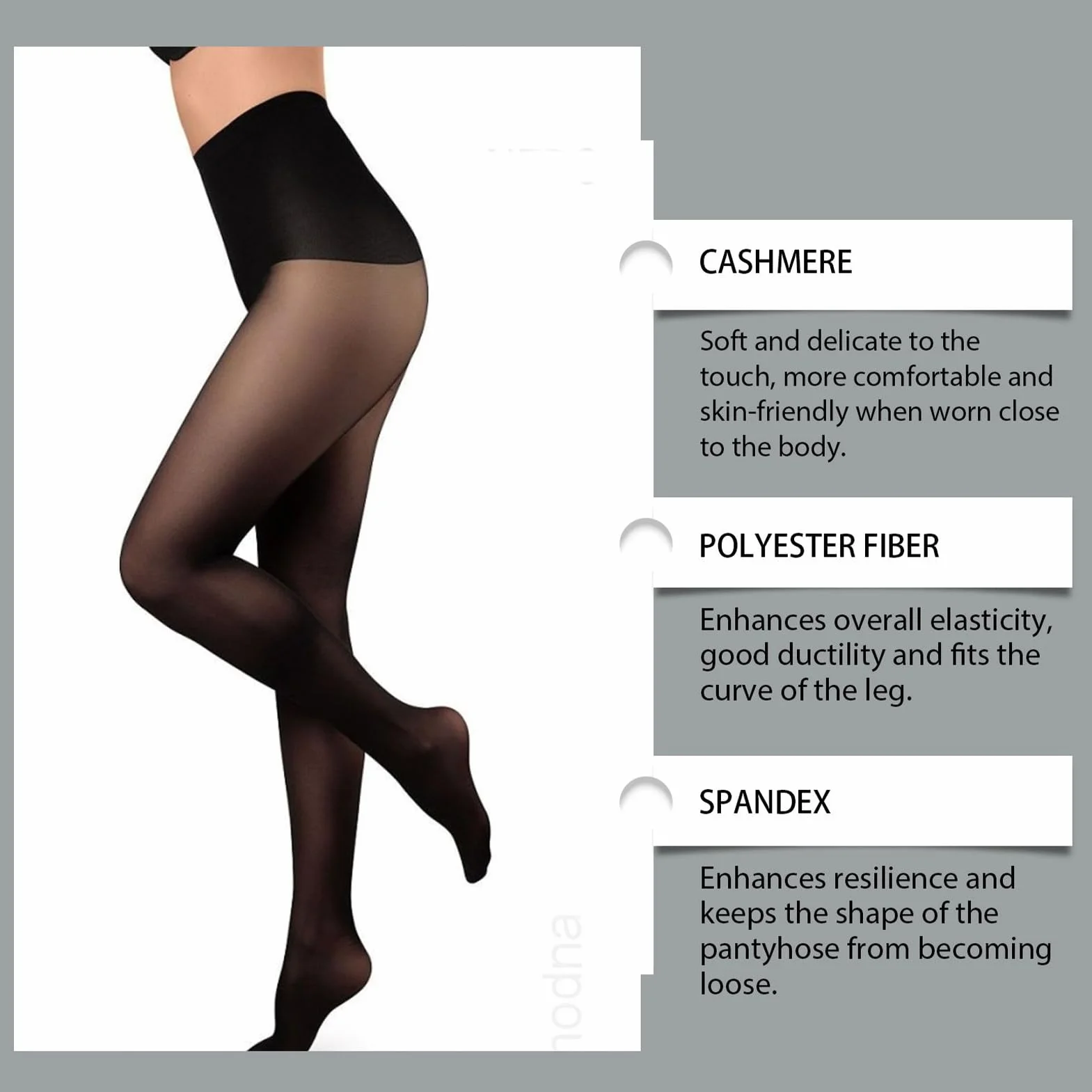 Compression Pantyhose, Support Stockings Tights, Breathable Shaping Leggings, Slimming High-Stretch Fit for Work, Dance, Date, Home, Social Gathering Wear, 4.37x1.06x6.02 inches