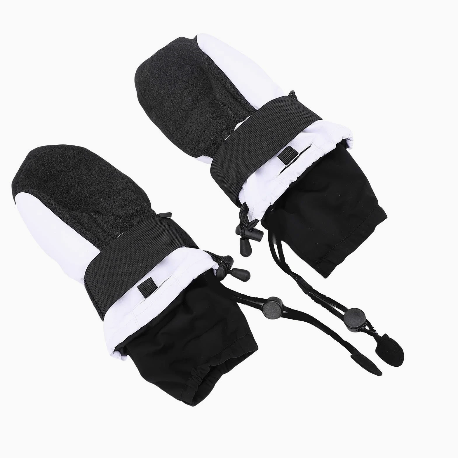 AMONIDA Manoplas de esquí, Manoplas Térmicas Resistentes Al Viento y a la Nieve, para Deportes de Invierno con Muñequera y Almohadillas Amortiguadoras de EVA, Ideales para Snowboard, Ciclismo