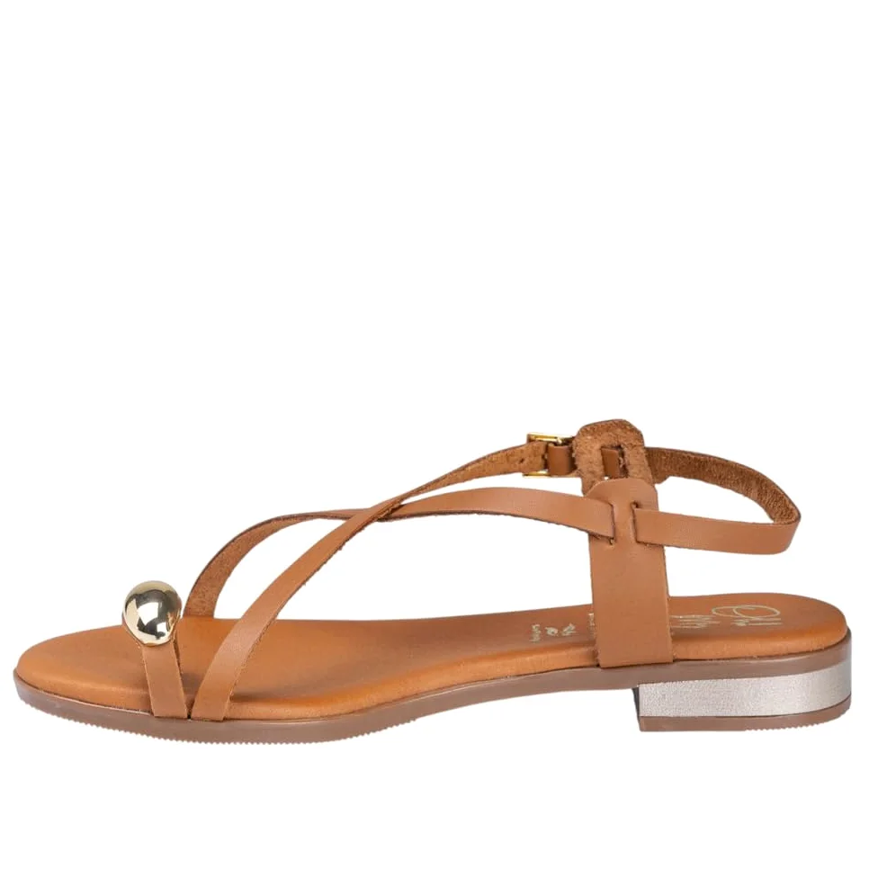 Oh!My Sandals 5863 Sandalia DE Piel Adorno Dedo Mujer