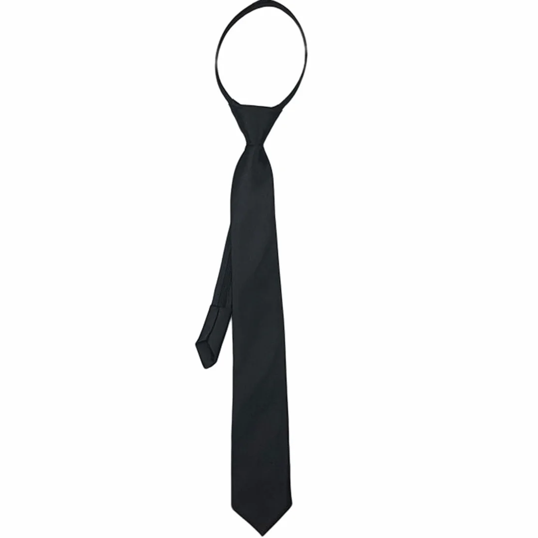 Corbatas Niño, Corbatas Escolares Ajustables, Corbata Formal de Satén de Color Liso, A
