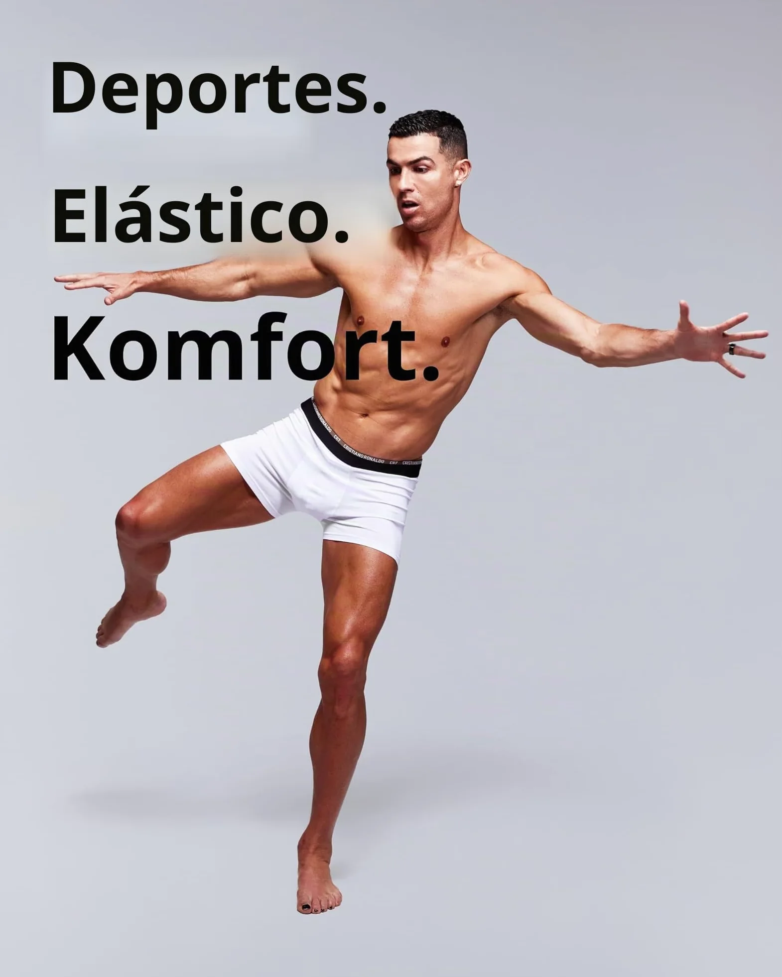 CR7 Cristiano Ronaldo Cr7 Cristiano Ronaldo Baadores Ajustados para Hombre, Paquete de 5 Boxers Hombre (Pack de 5)