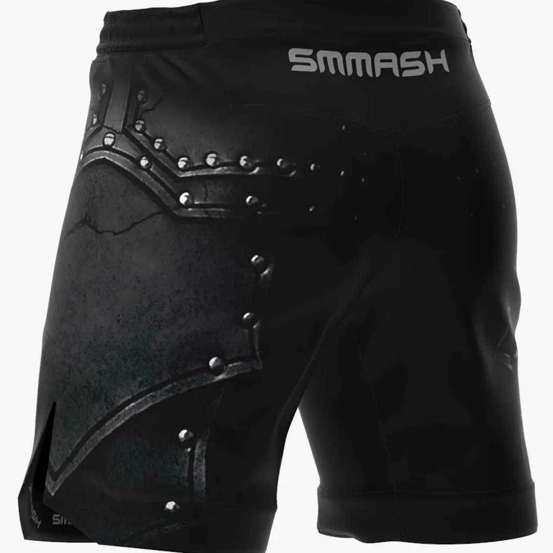 SMMASH Pantalones Cortos Hombre para Artes Marciales Kickboxing Boxeo Muay Thai Deportivos De Combate Choker