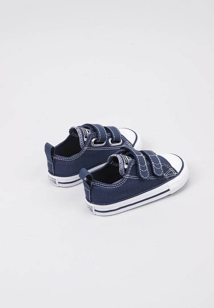 Converse Chuck Taylor CT 2V Ox Zapatillas, Unisex niños, Azul (Athletic Navy/White 412), 24 EU (8 Infantil UK)