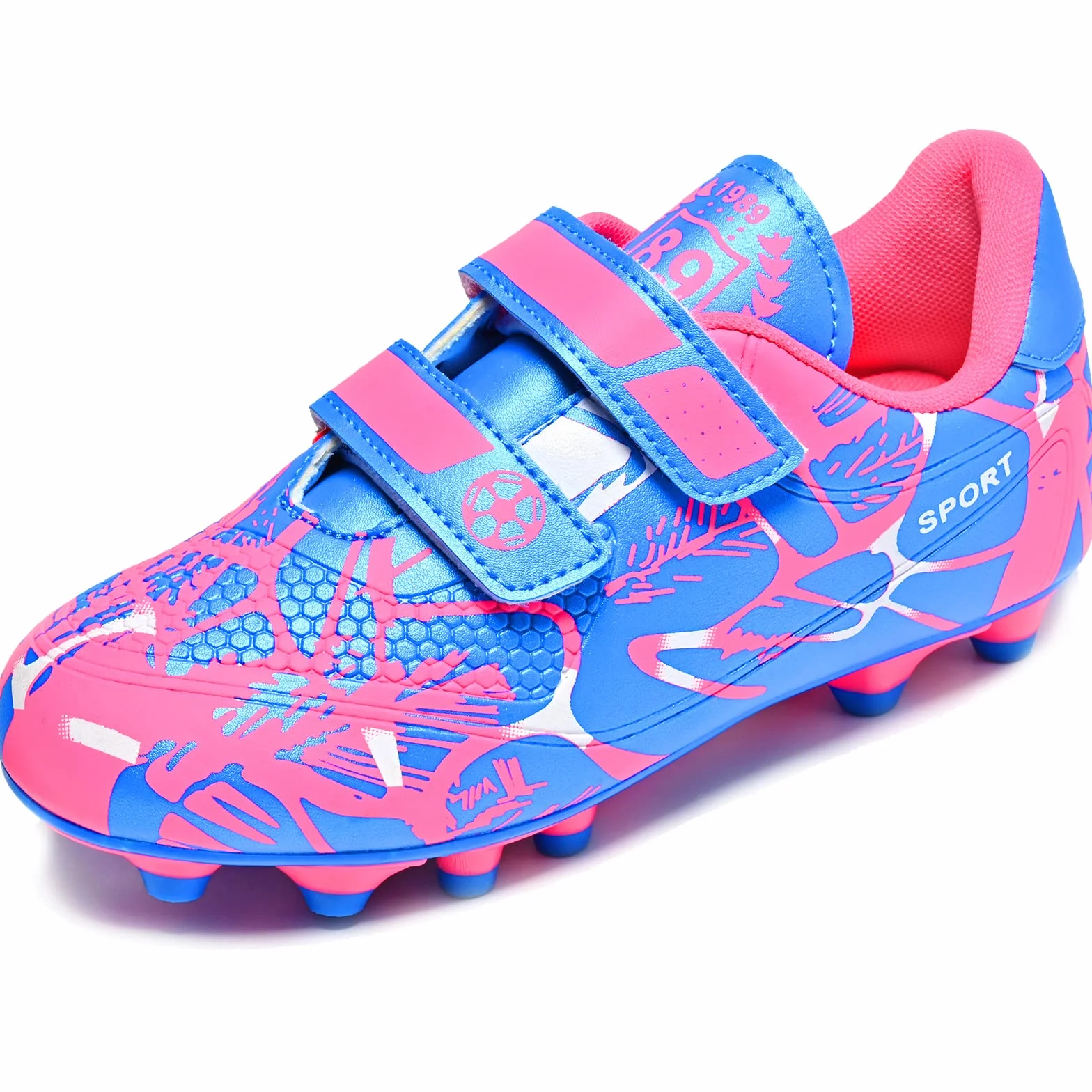 Botas Fútbol Niños Antideslizante Césped Artificial Tacos Zapatillas 28-37EU