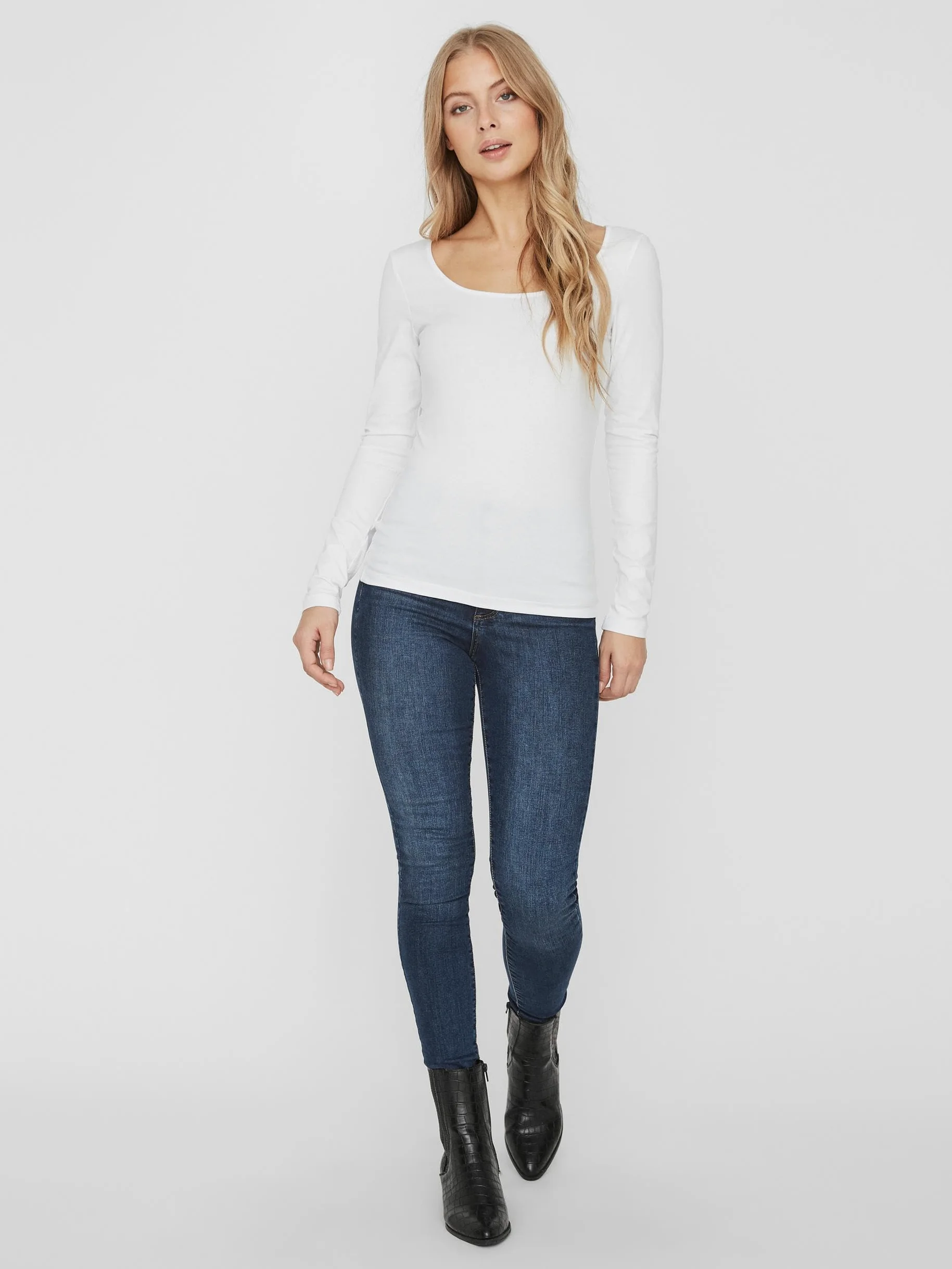 VERO MODA - Camiseta de Manga Larga para Mujer