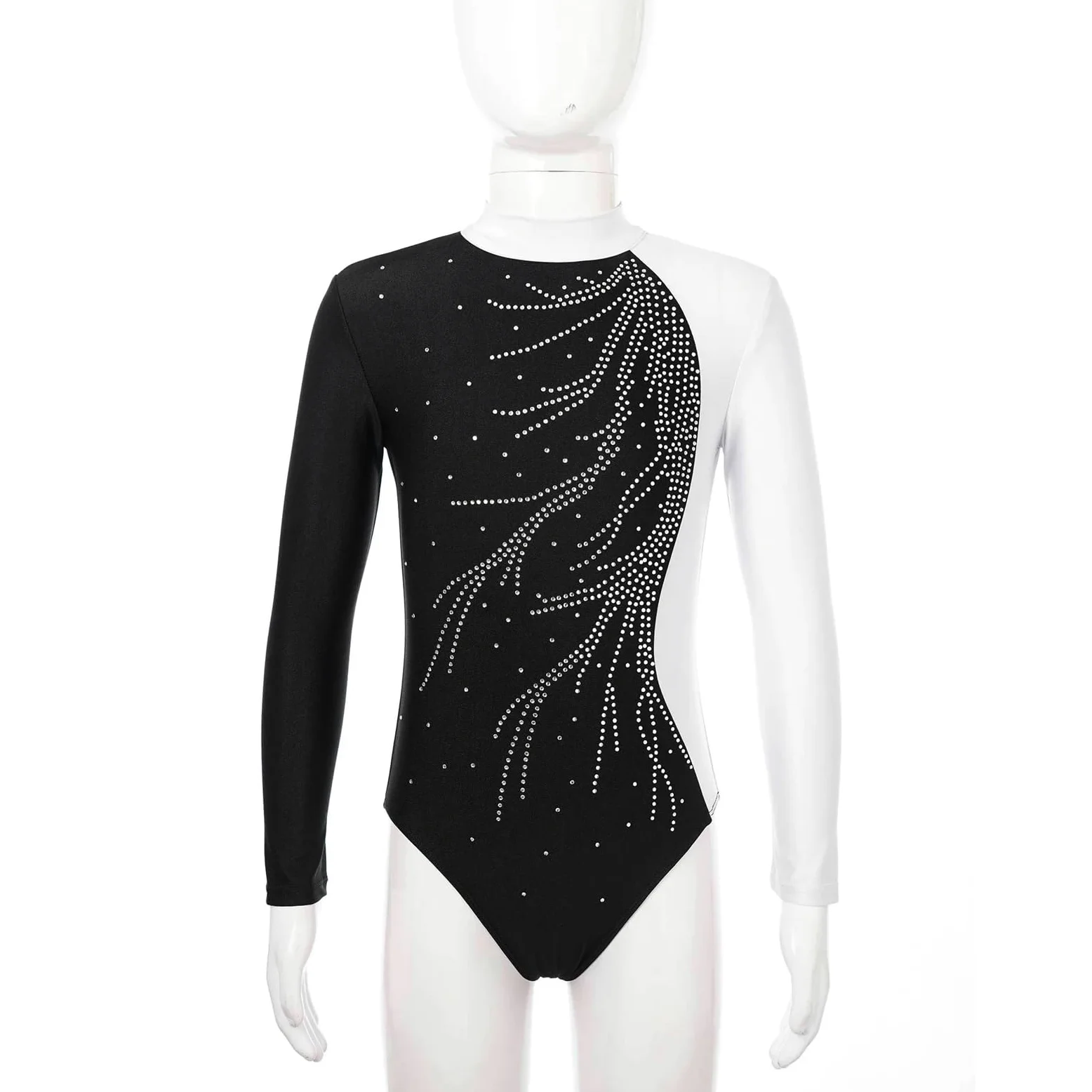 Maillots de Gimnasia Mono de Leotardo de Gimnasia for niñas para Niña (Color : Rose, Size : 14)