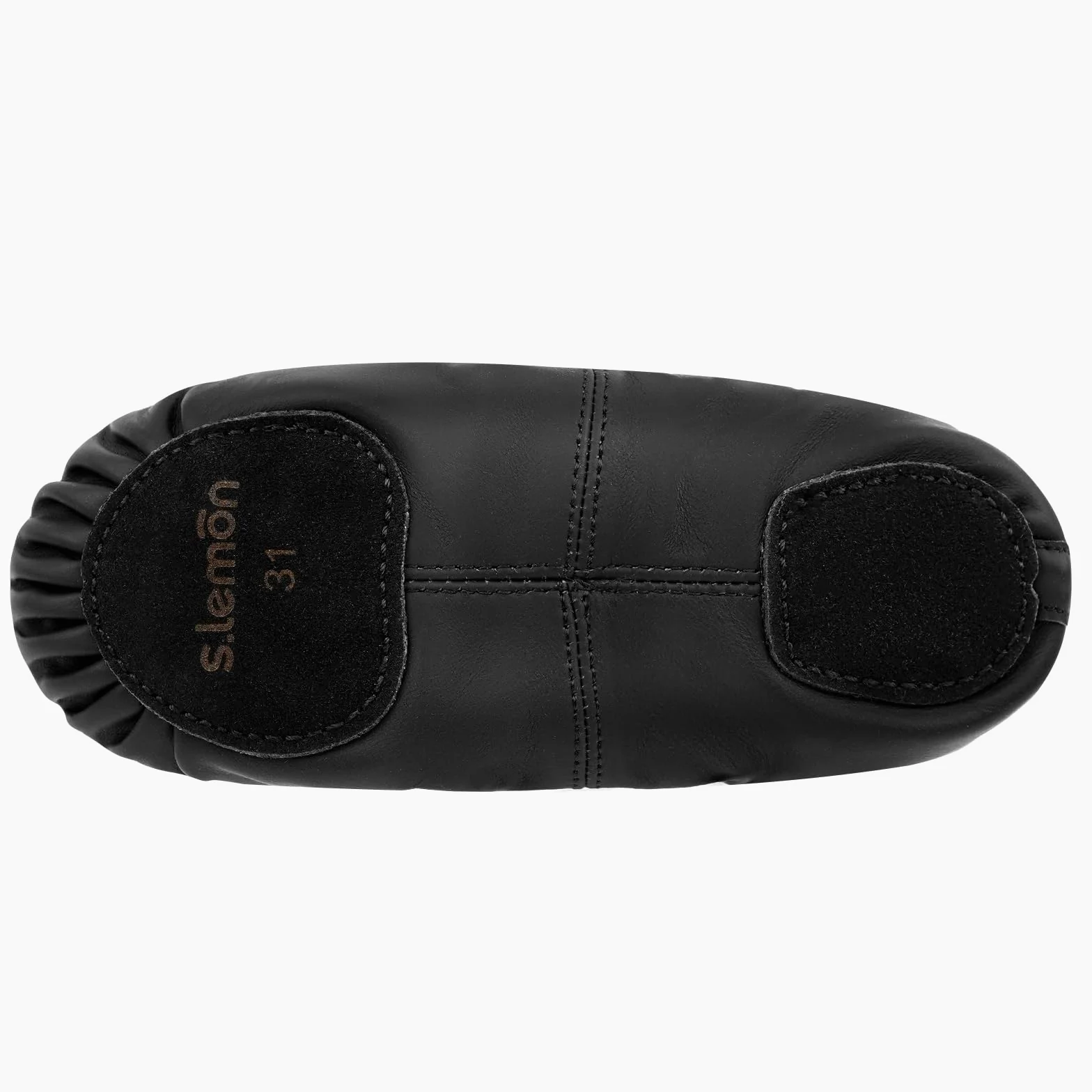 Zapatos de Ballet Niñas con Cuero Genuino, Zapatos de Danza Mujeres, Suela Dividida de Ante para Bailarinas Gimnasia Planas