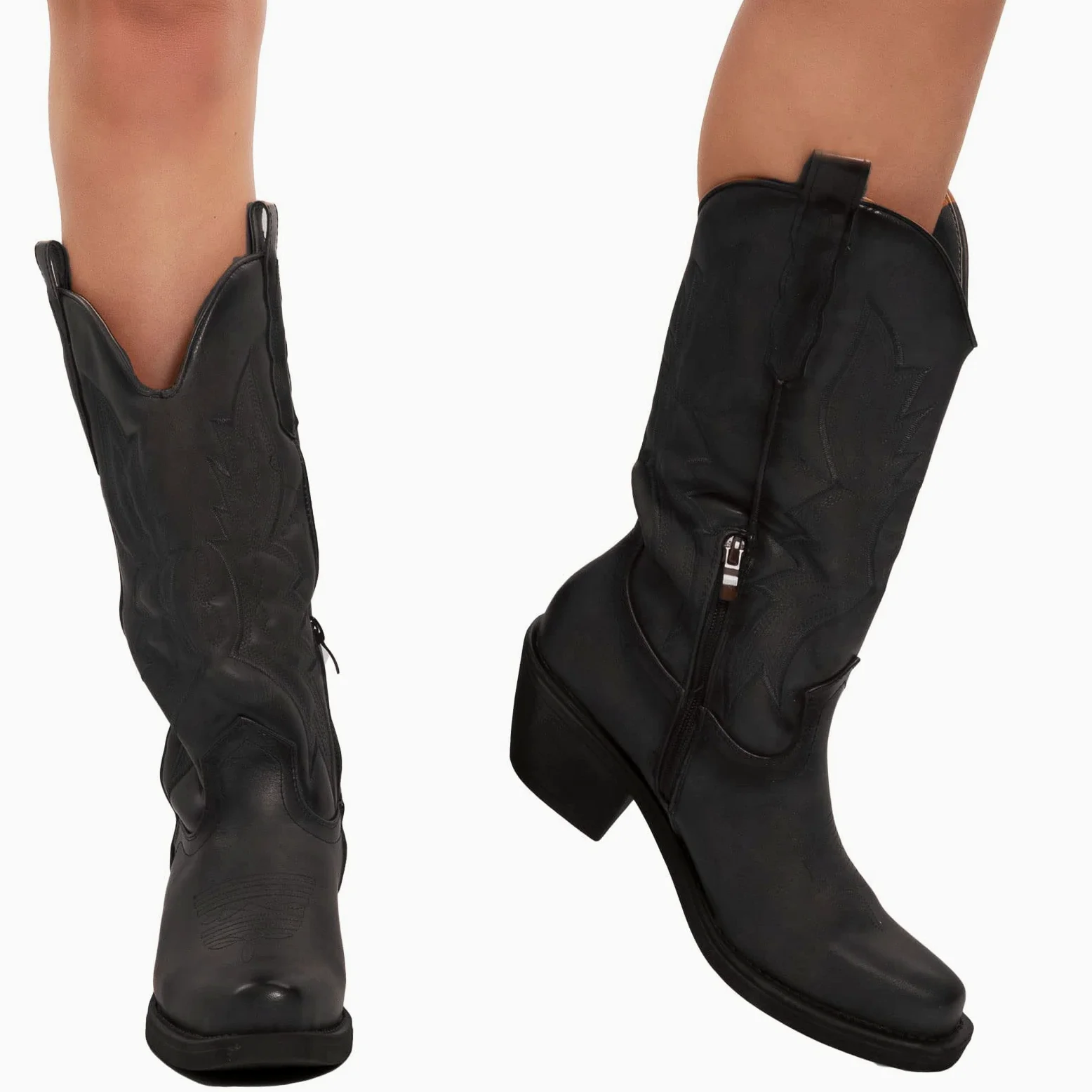 Toocool Botas de mujer tejanos vaquero western camperos zapatos botas YG886