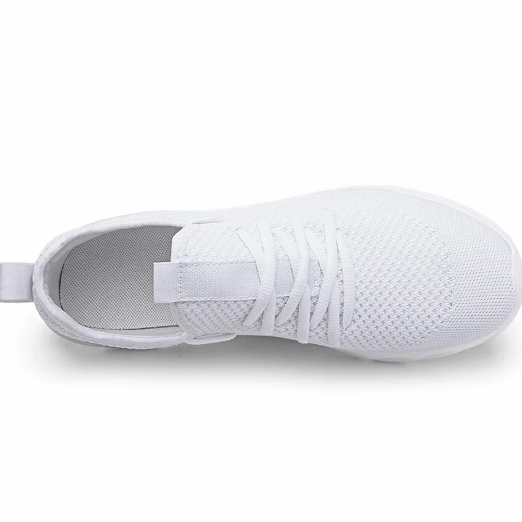 Zapatillas Deportivas Running Mujer Asfalto Transpirables Cordones Sneakers
