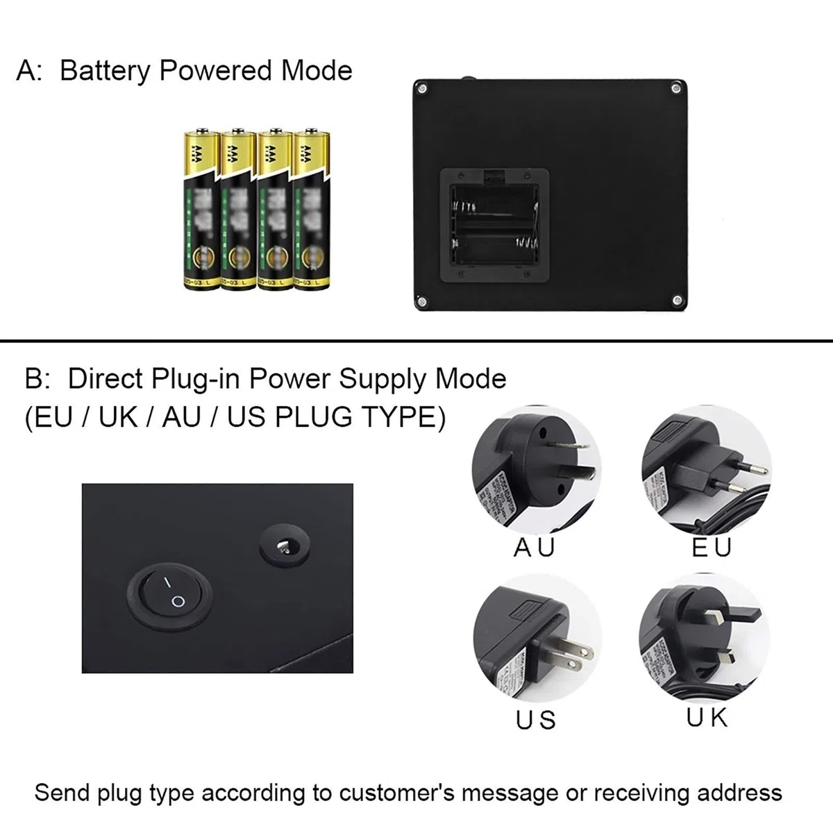 Agitador de Reloj mecánico 3 + 2, Caja de bobinado automático LED, Caja de Motor eléctrico antimagnético silencioso para el hogar, Watc (Caja de exhibición de Reloj)