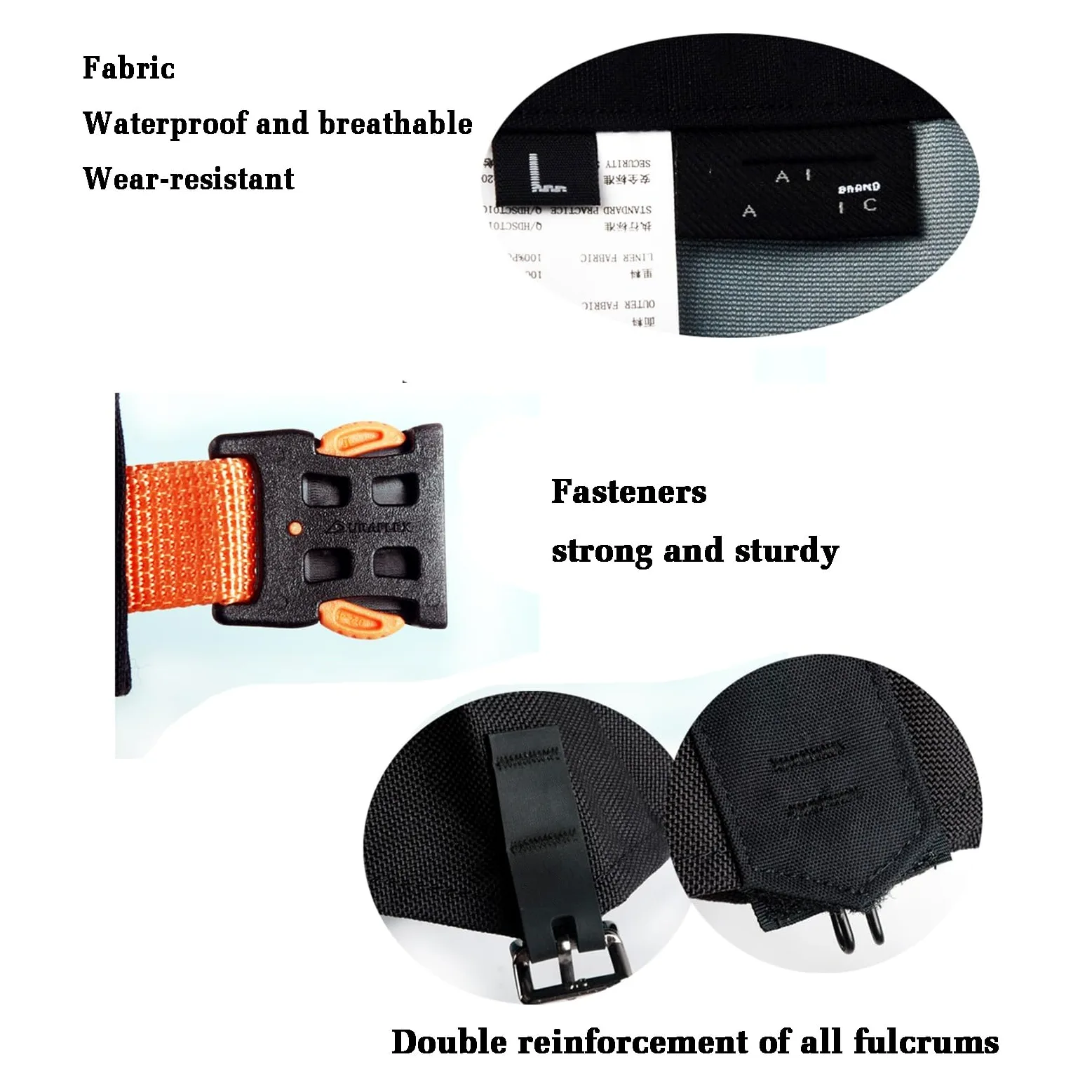Polainas for piernas, polainas for exteriores, polainas for escalada en senderismo en la nieve, polainas impermeables de tamaño ajustable, adecuadas for hombres y mujeres (1 par)