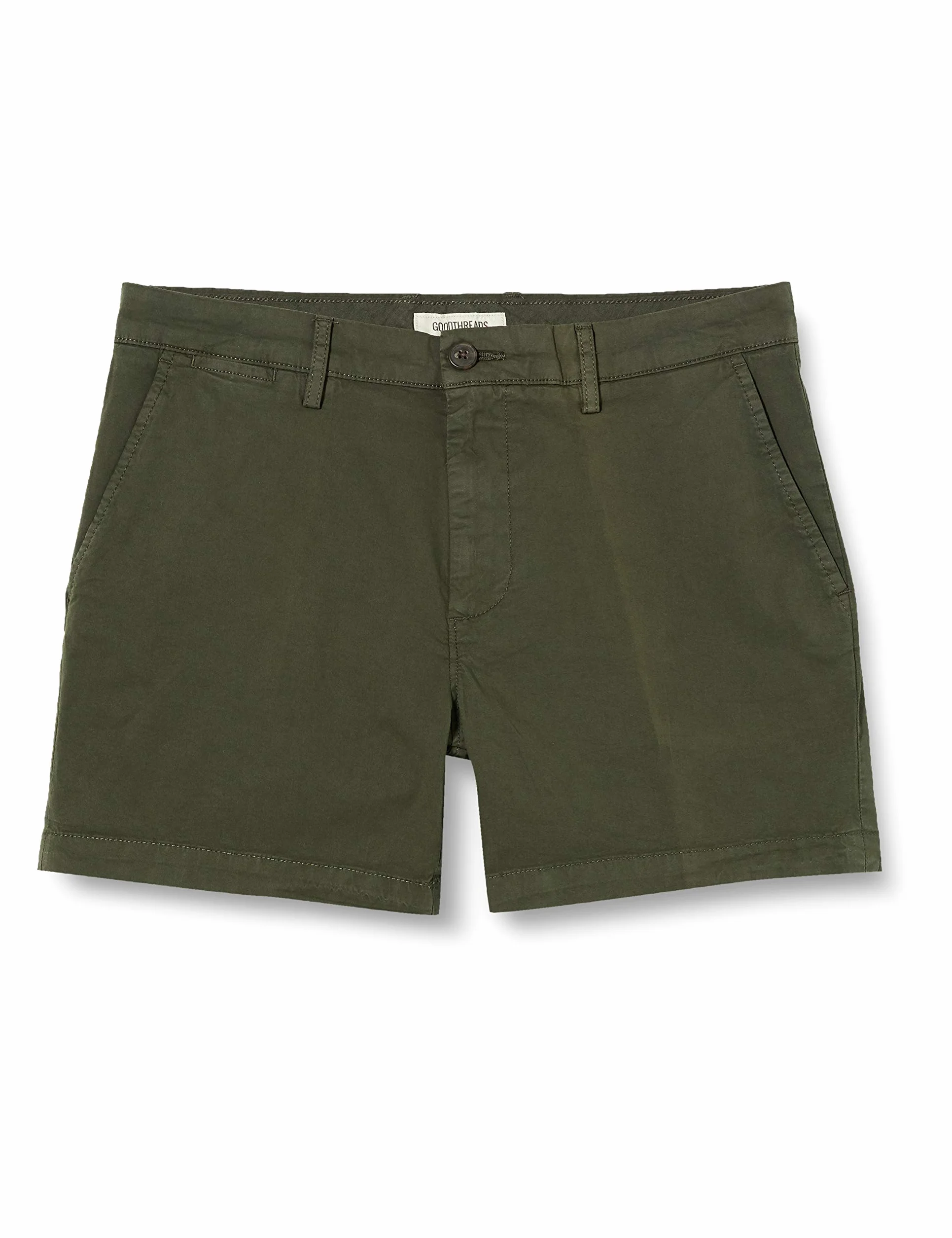 Amazon Essentials Hombre Pantalones Cortos Chinos Elásticos y Cómodos con Frente Plano y Corte Ajustado de 13cm