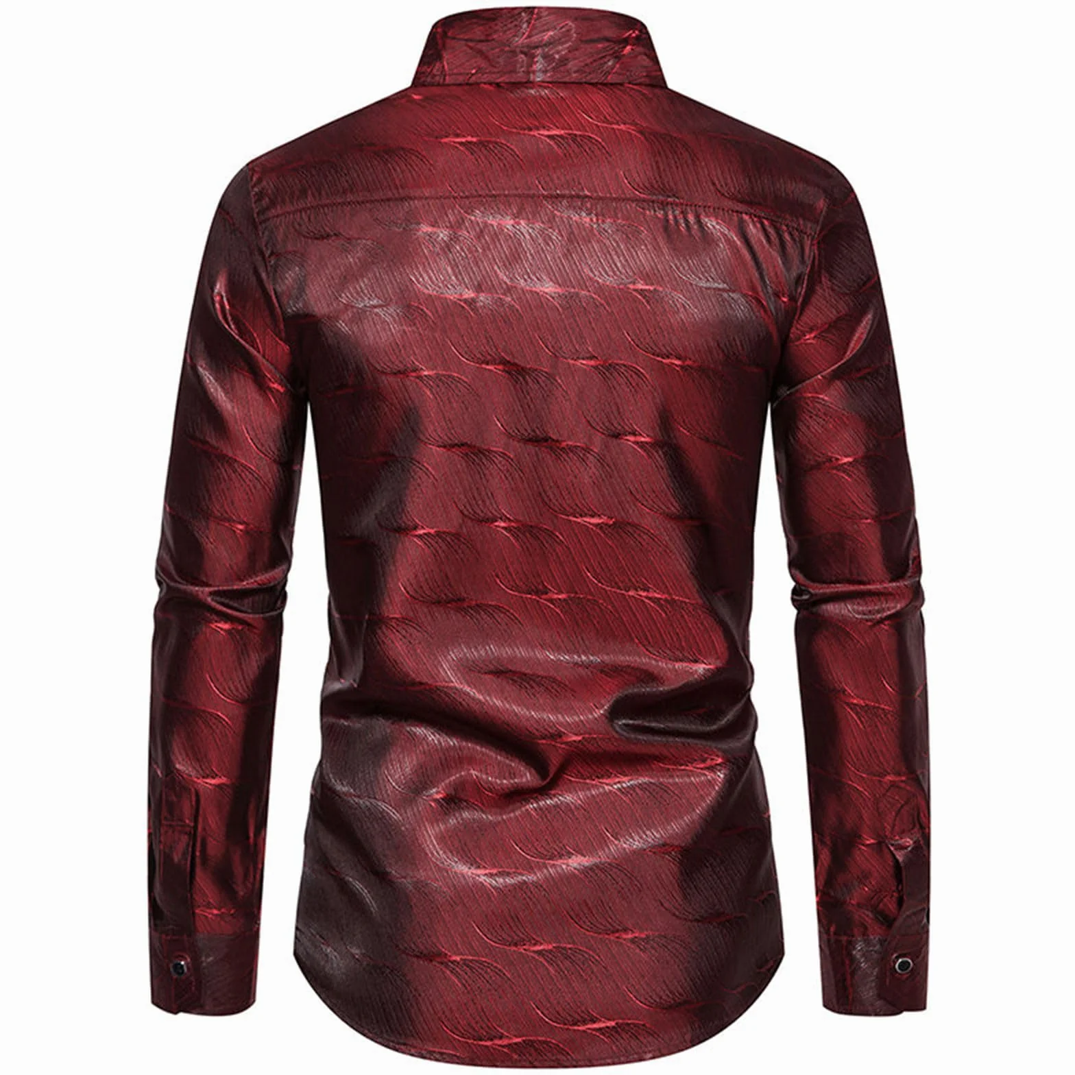 Camiseta manga larga lentejuelas hombre