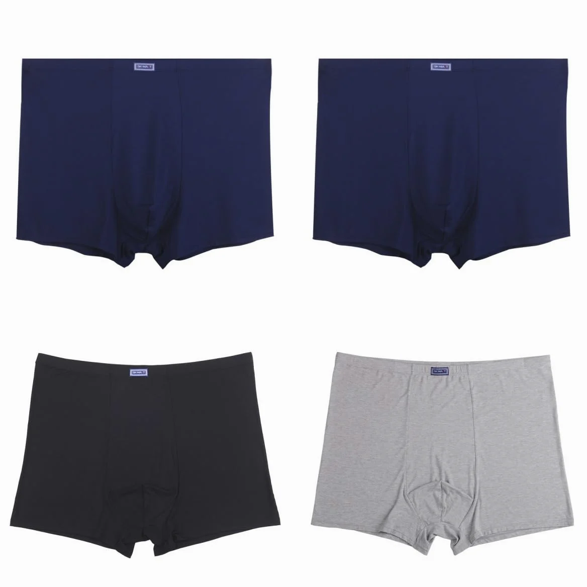 Calzoncillos Masculinos ¡Más El Tamaño L-13Xl De Cintura Alta De Los Hombres Sueltos Boxer Shorts-Tela Suave Y Diseño Contemporáneo!