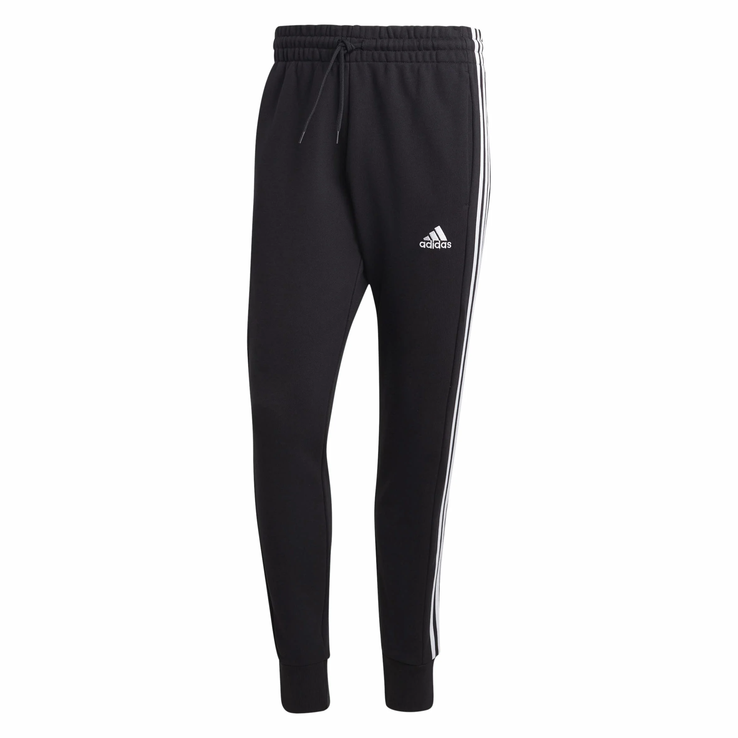 adidas Essentials French Terry Tapered Cuff 3-Stripes Pants - Pants Hombre