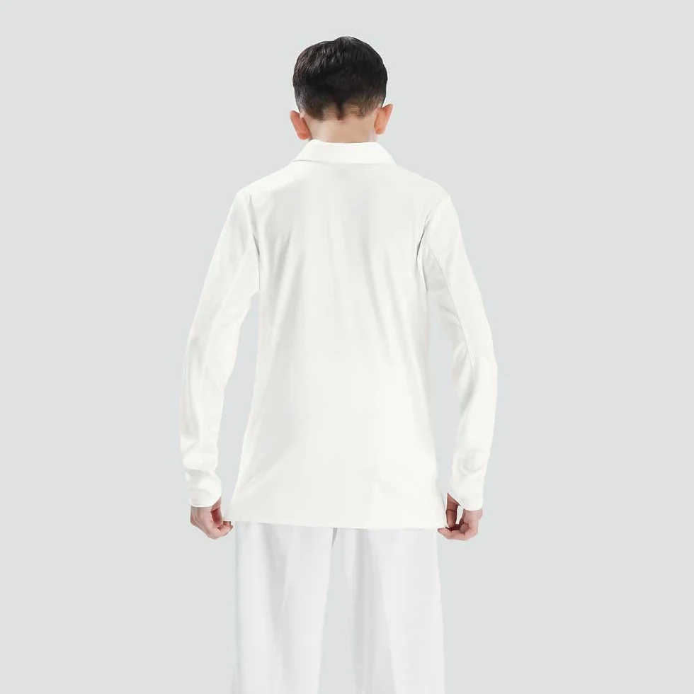 Canterbury Camiseta de Manga Larga de Críquet Performance Camisa Polo para Niños