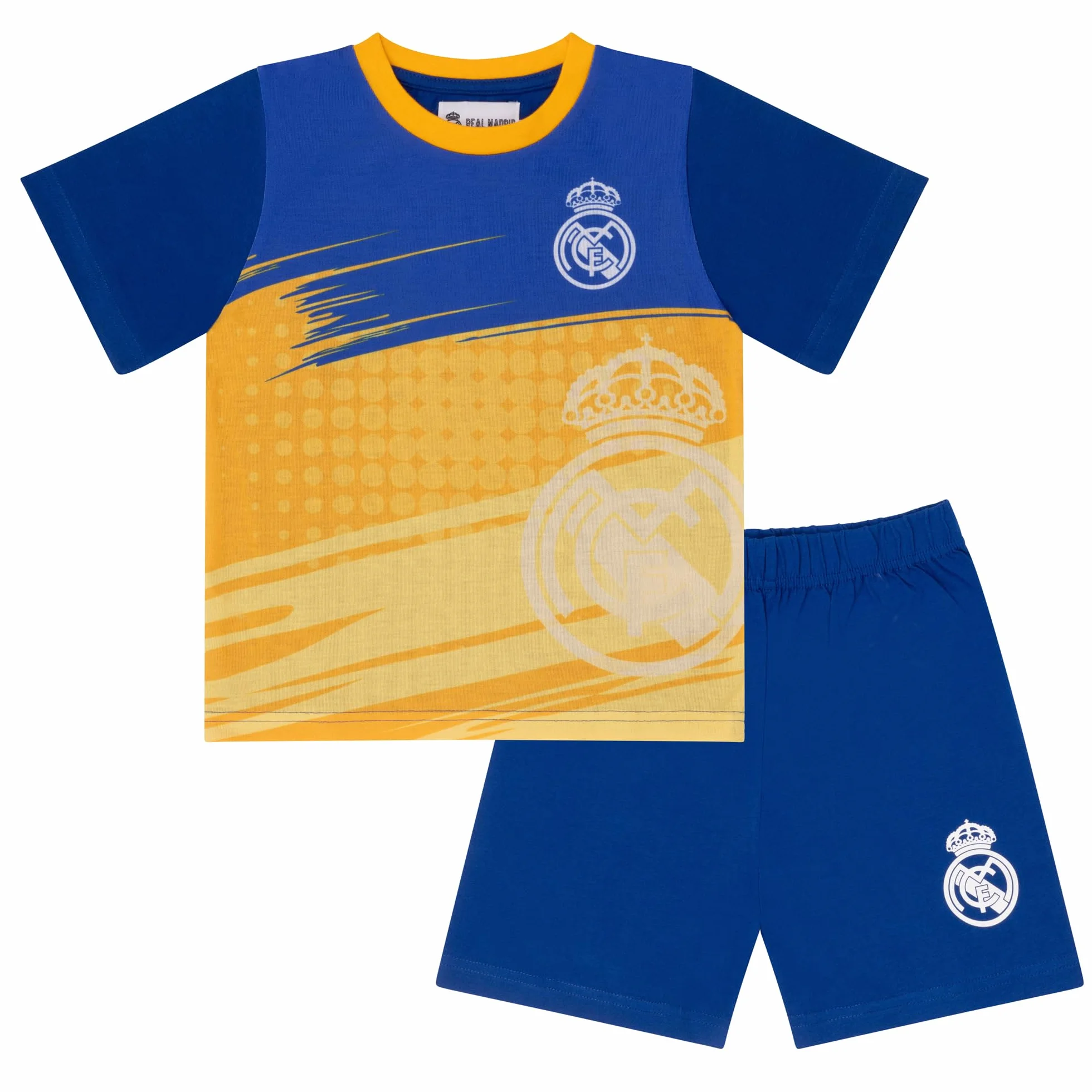 Real Madrid CF Pijama de Manga Corta para Niños Azul