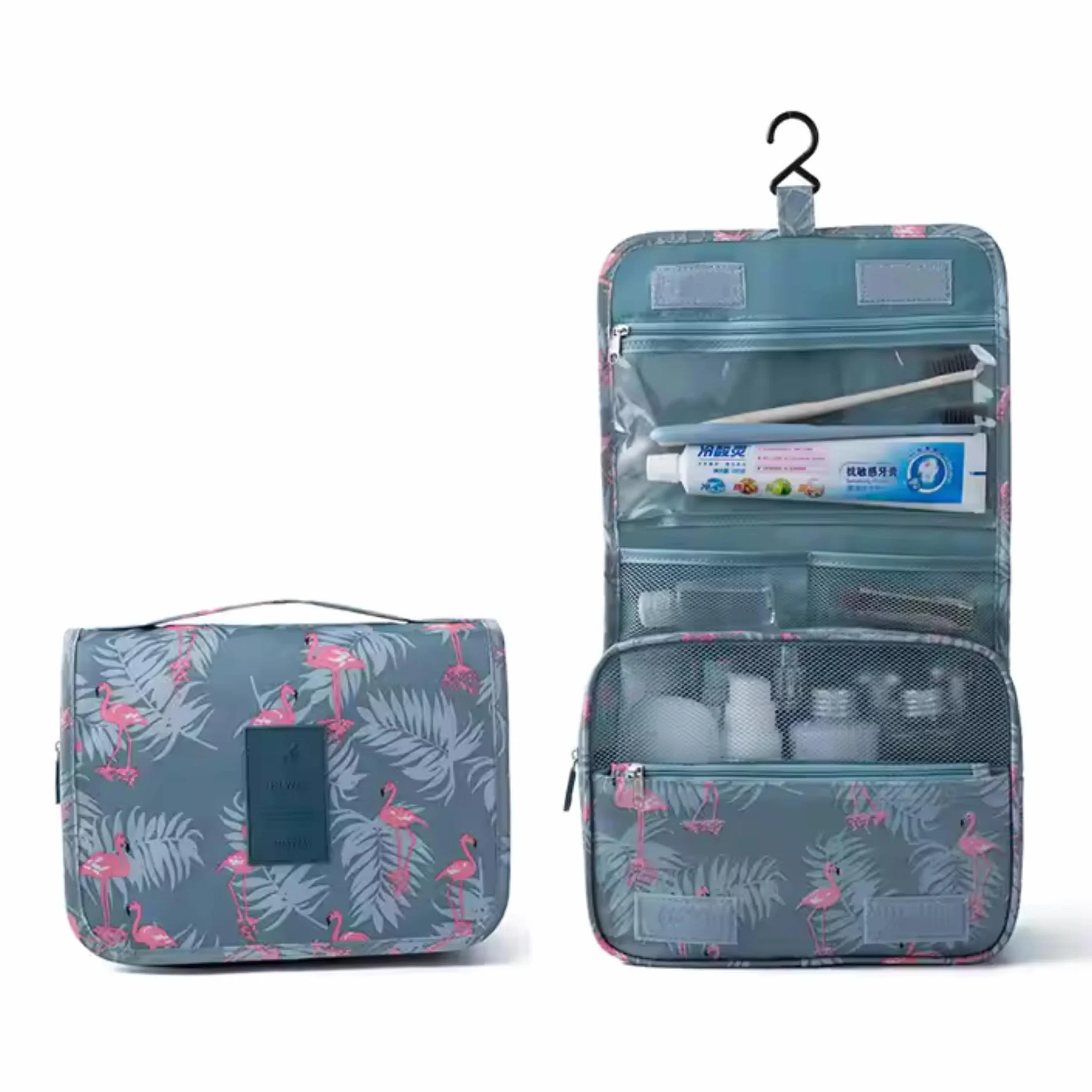 Neceser Viaje Colgante Impermeable Mujer, Viene con 2 Bolsas de Almacenamiento de Regalo, Neceser Mujer, Bolso Maquillaje, Bolsa de Aseo para Viajes Compacto, Ideal como Accesorios de Viajes