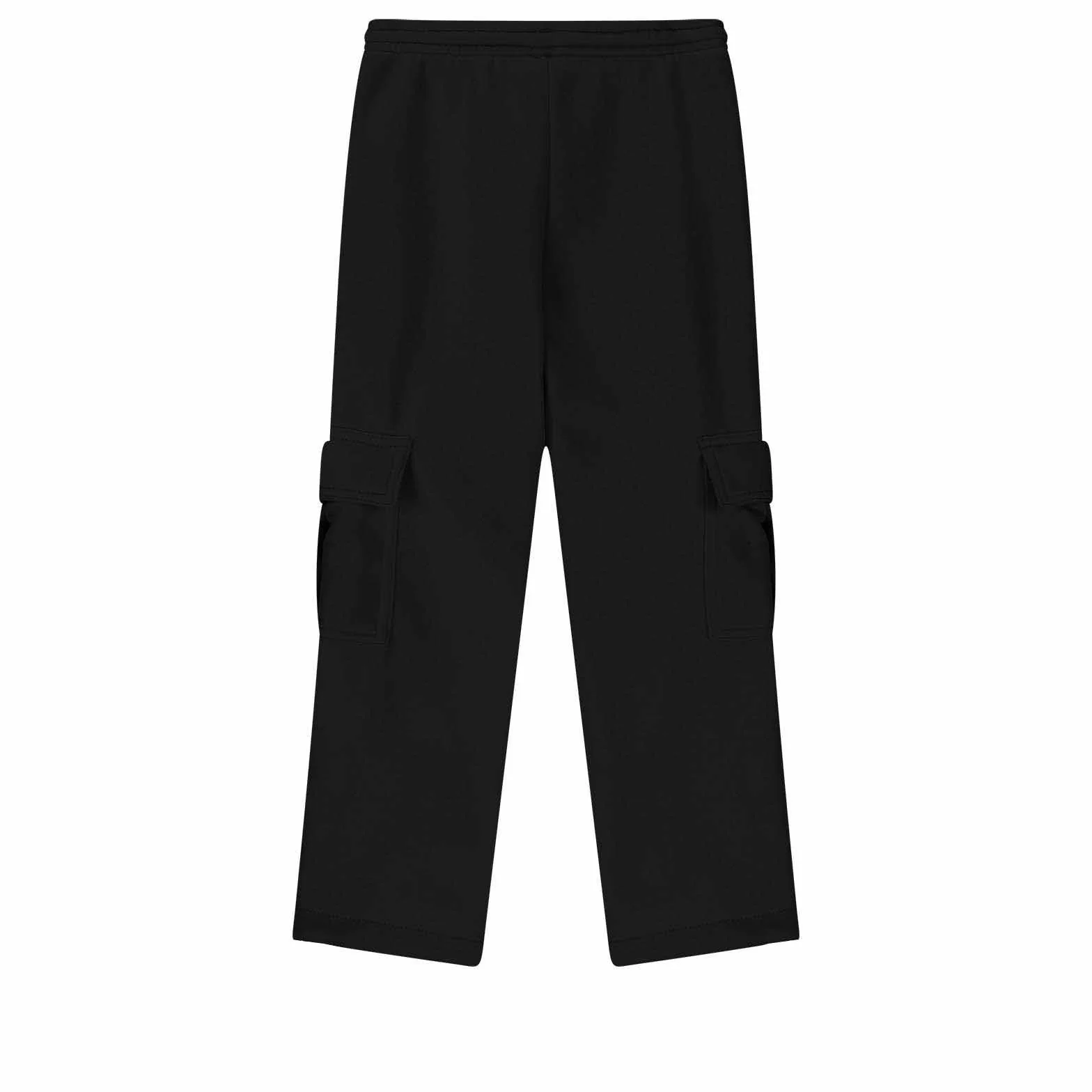 Pantalones deportivos largos para hombre con cordón negro
