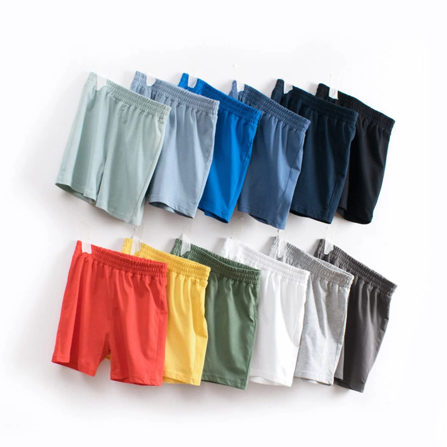 Bermudas niño pantalones cortos de algodón verano cintura elástica deporte transpirable ligero