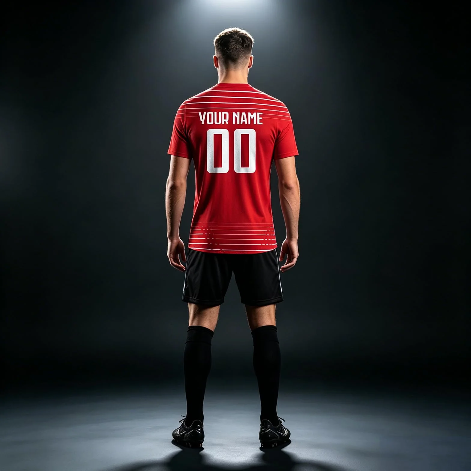 Genérico Camiseta de fútbol Personalizada para el Mundial 2026 con Nombre y número, camisete fútbol Personalizada del Mundial para Regalo Ideal para fanáticos del fútbol