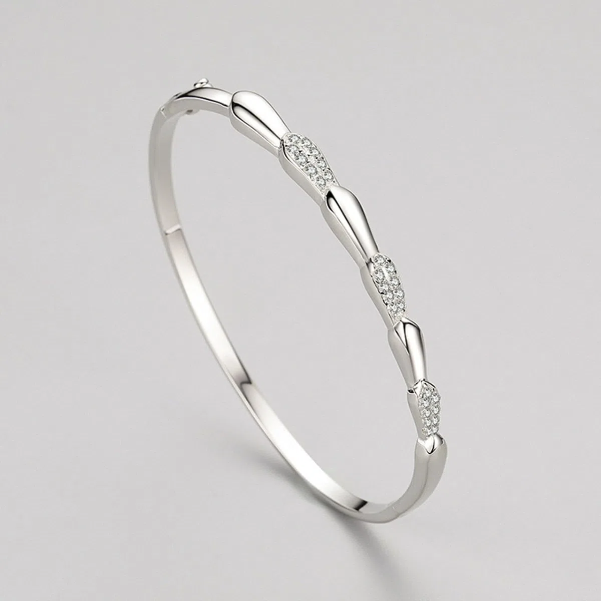 Pulsera para hermana, pulsera de la amistad de moissanita con gotas de agua para ella,
