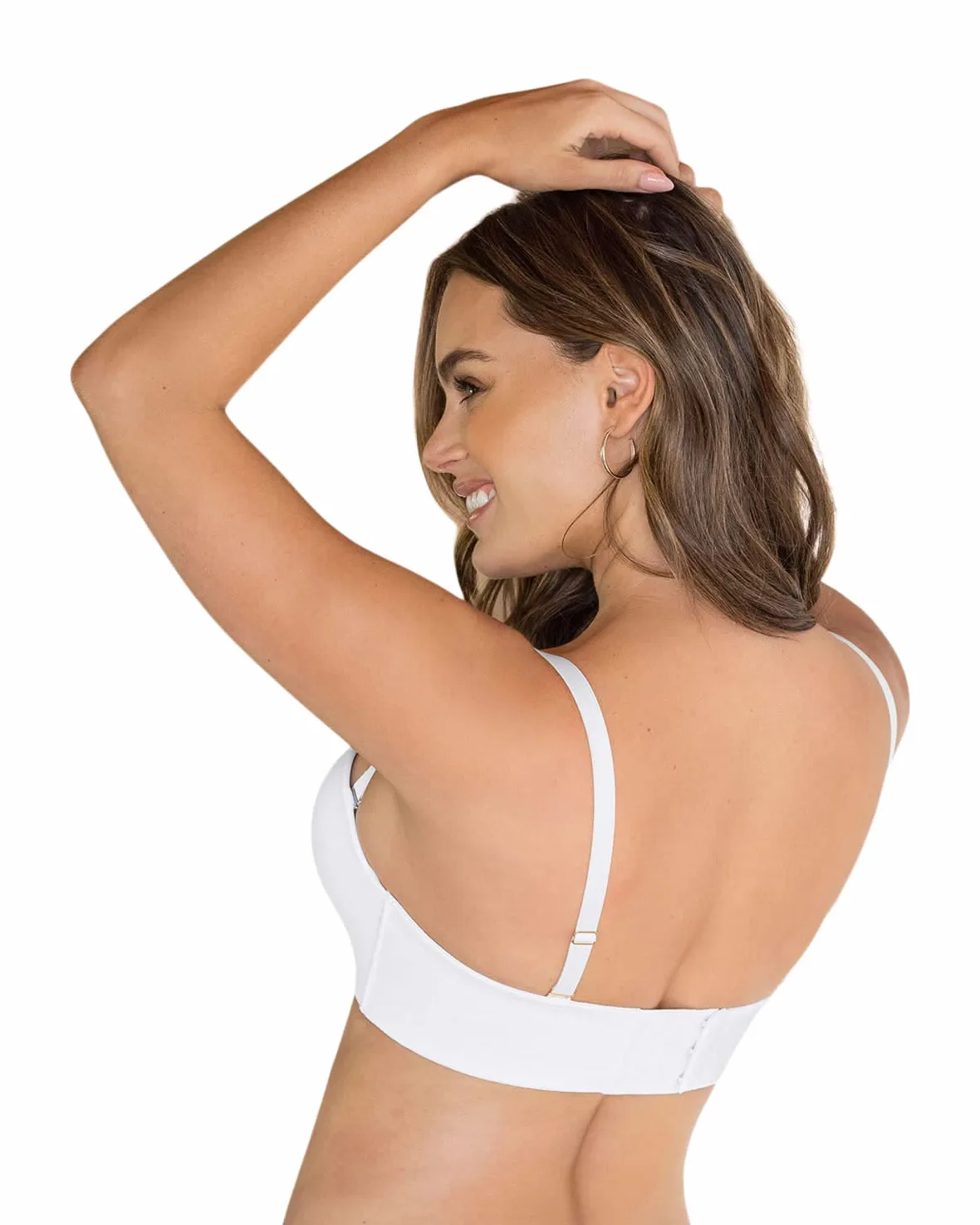 Leonisa Sujetador Triple Push Up con Relleno - Multiposicion Invisible de Escote Profundo