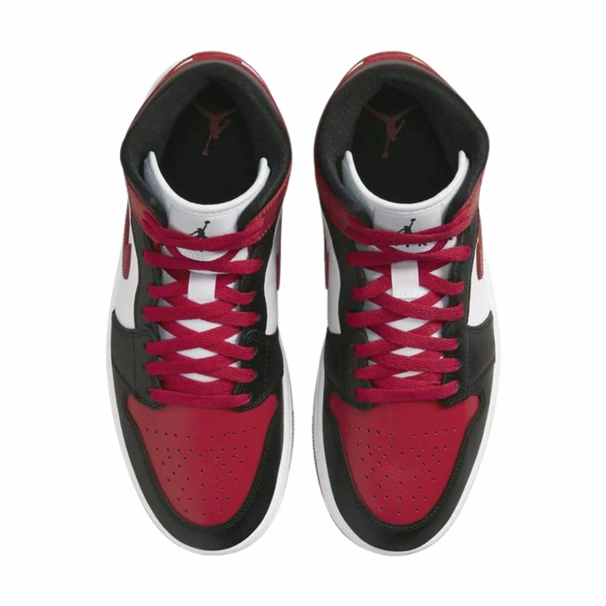 Air Jordan 1 Mid Bred Toe W BQ6472-079 Size 40