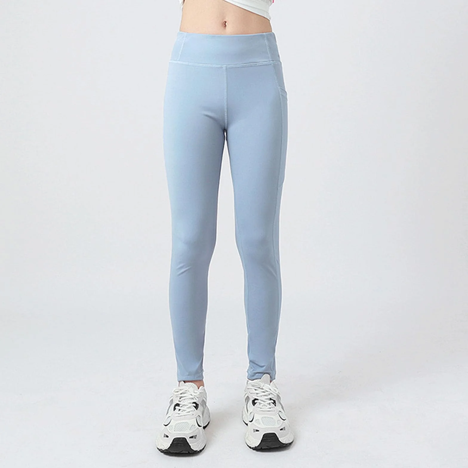 Pantalones deportivos para niñas, leggings atléticos para niñas, pantalones de baile, correr, yoga, entrenamiento, baile activo, mallas con bolsillos