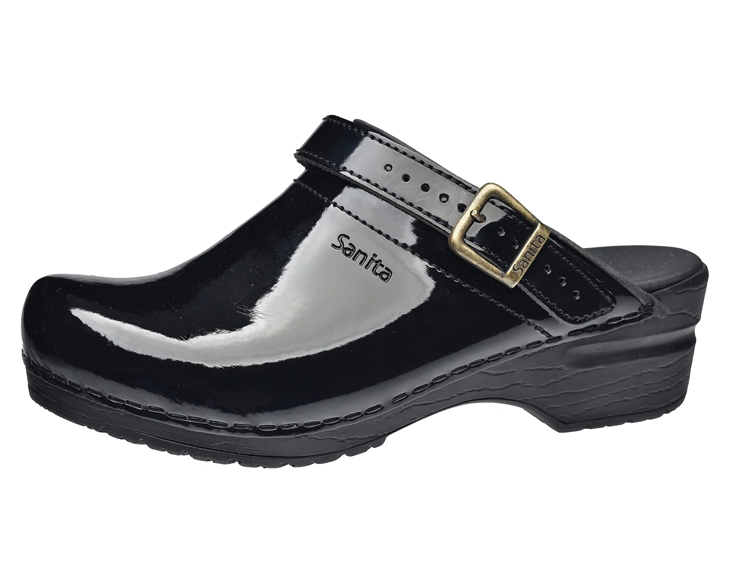 Sanita Freya Open 457548 - Zuecos de Cuero para Mujer