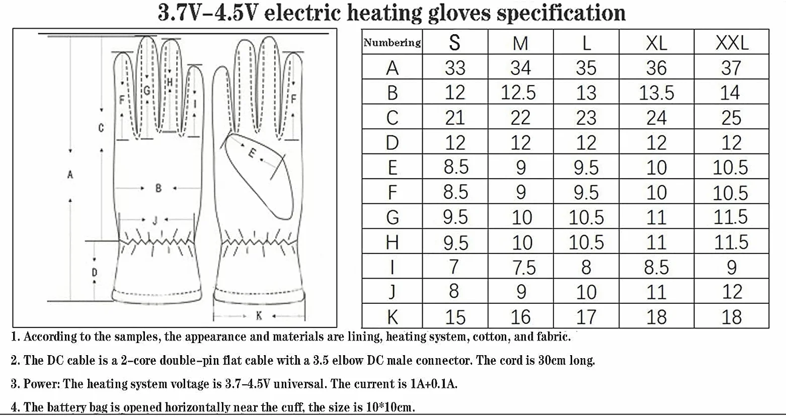 SBTXHJWCGLD Guantes térmicos de Invierno 3 Guantes térmicos con Pantalla táctil de Temperatura Ajustable de calefacción Impermeable Recargable con Pilas para Senderismo Esquí Actividades al ai